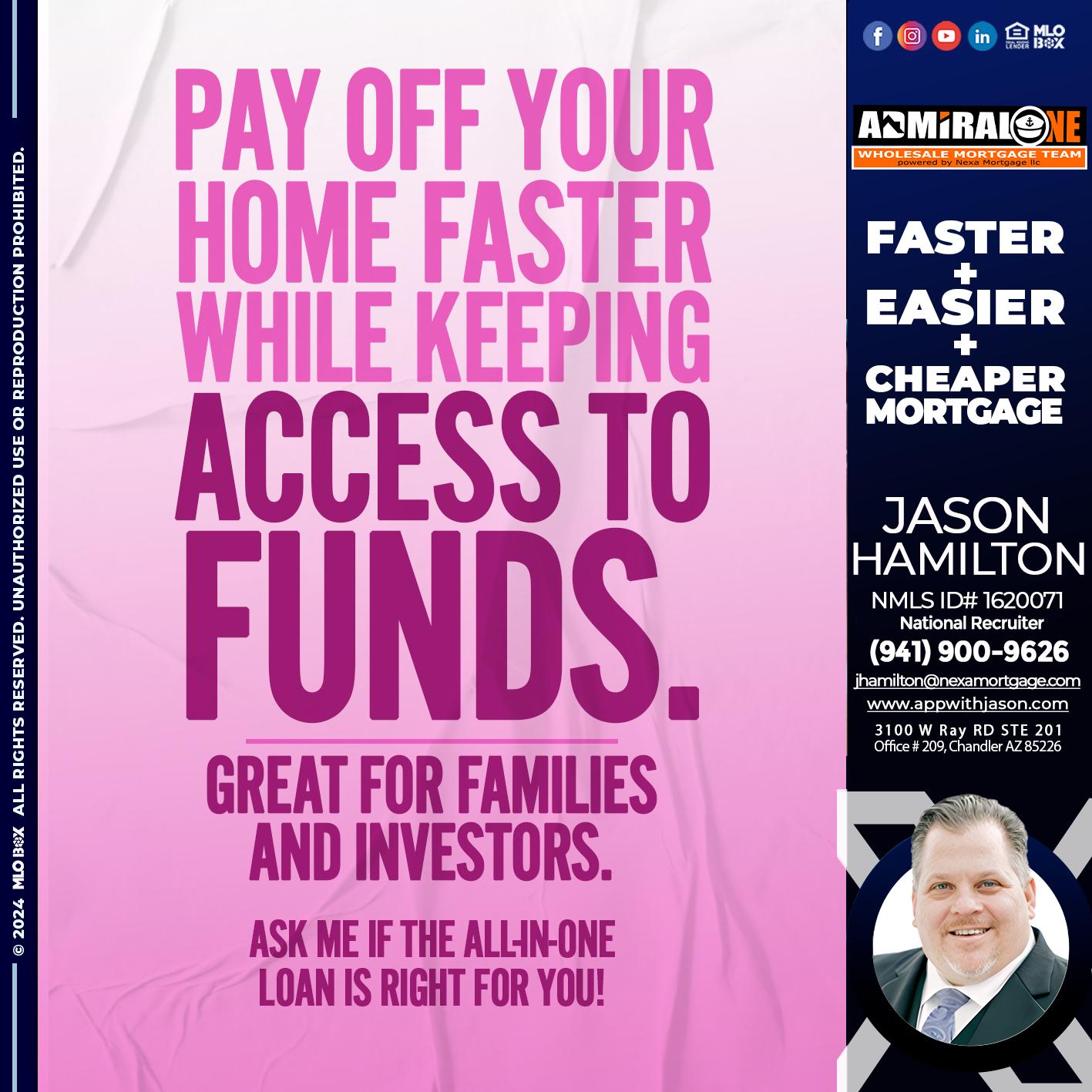 PAY OFF YOUR - Jason Hamilton -Branch Manager  LOS Coach  National Recruiter