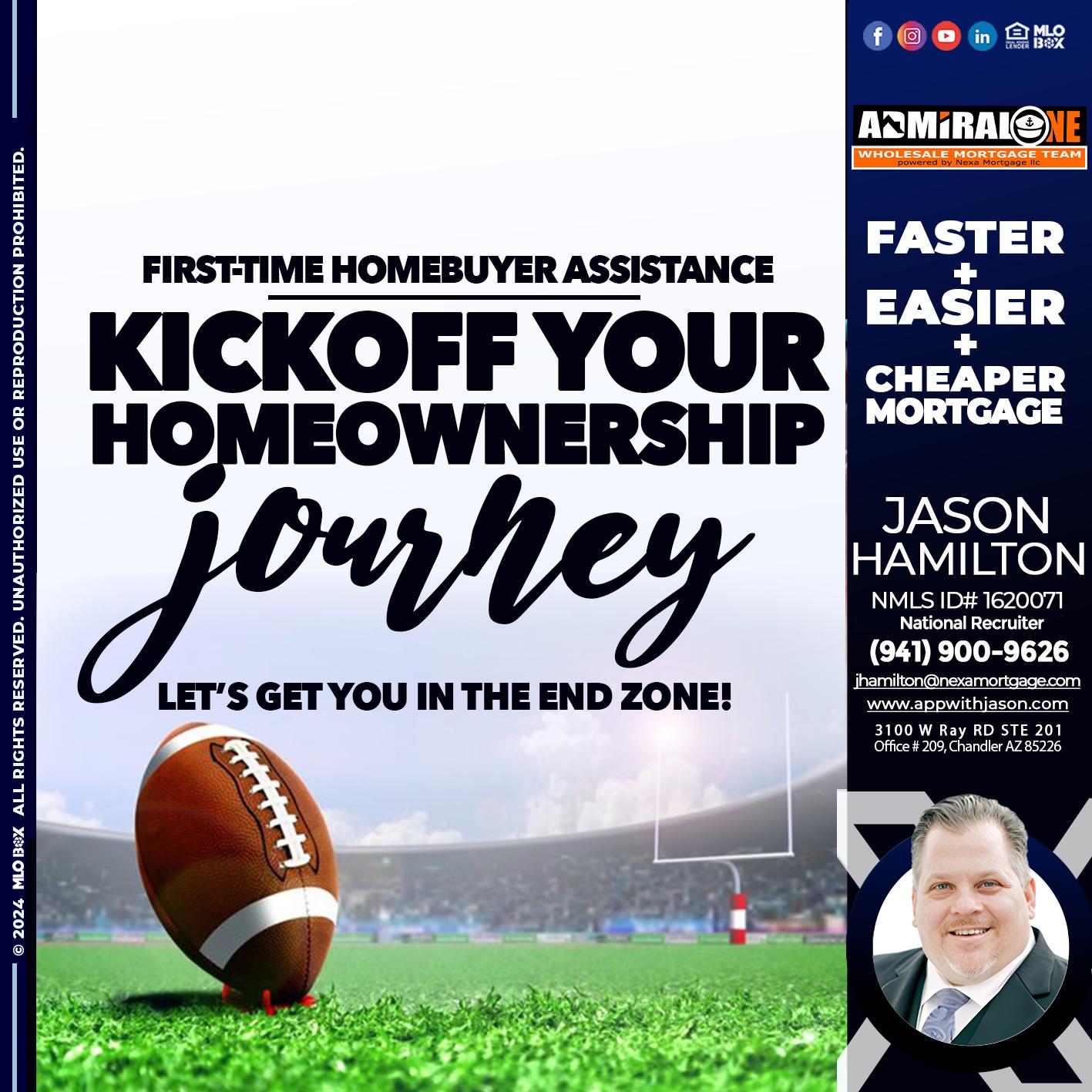 kick off - Jason Hamilton -Branch Manager  LOS Coach  National Recruiter