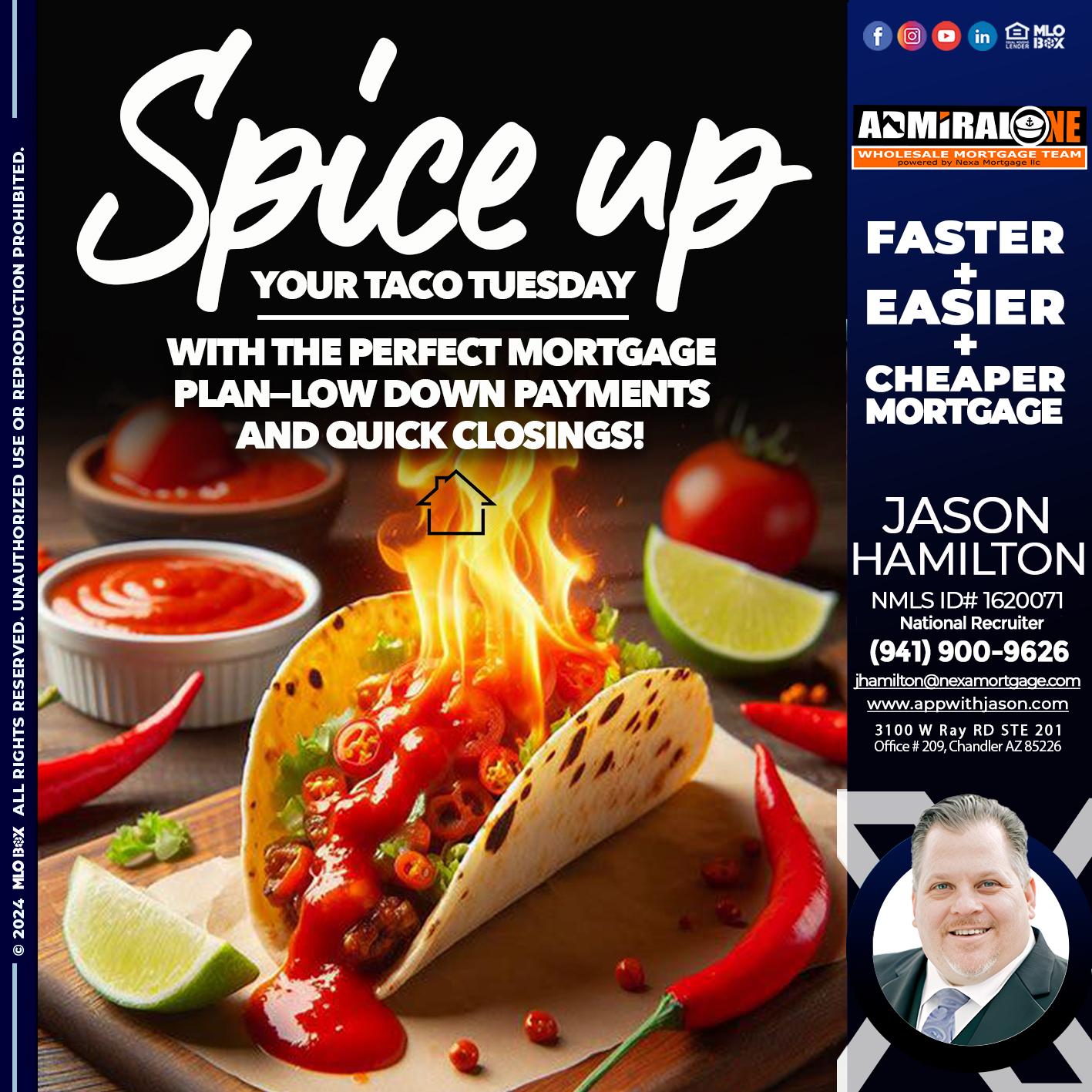 spice up - Jason Hamilton -Branch Manager  LOS Coach  National Recruiter