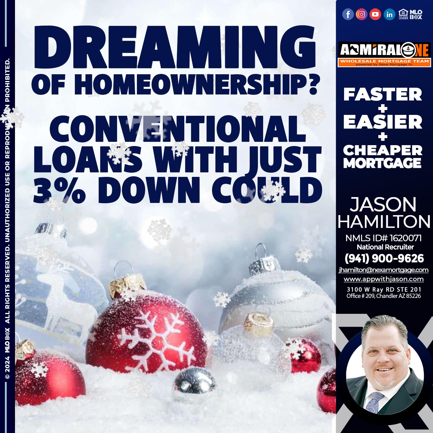 dreaming - Jason Hamilton -Branch Manager  LOS Coach  National Recruiter