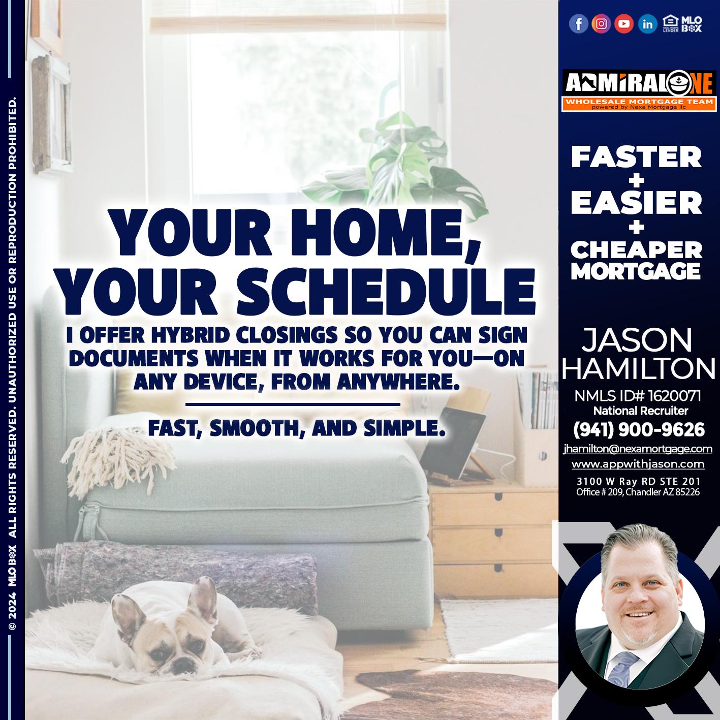 YOUR HOME - Jason Hamilton -Branch Manager  LOS Coach  National Recruiter