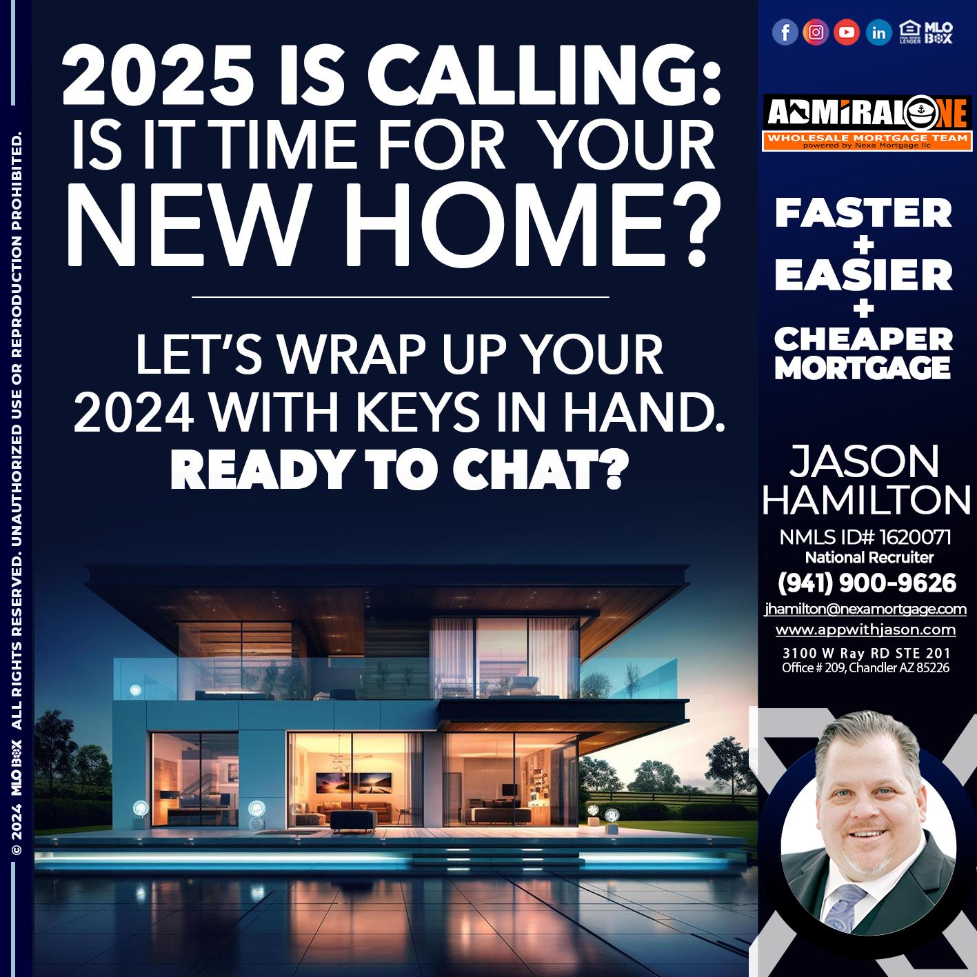 2025 SI CALLING - Jason Hamilton -Branch Manager  LOS Coach  National Recruiter