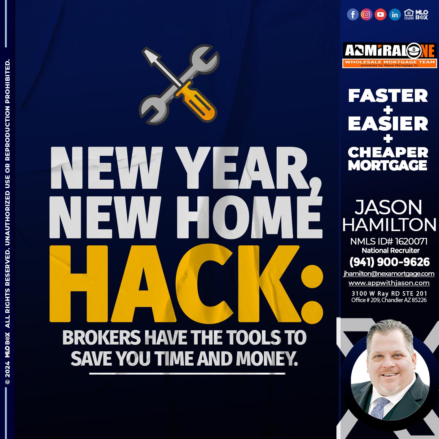 new year, new home - Jason Hamilton -Branch Manager  LOS Coach  National Recruiter