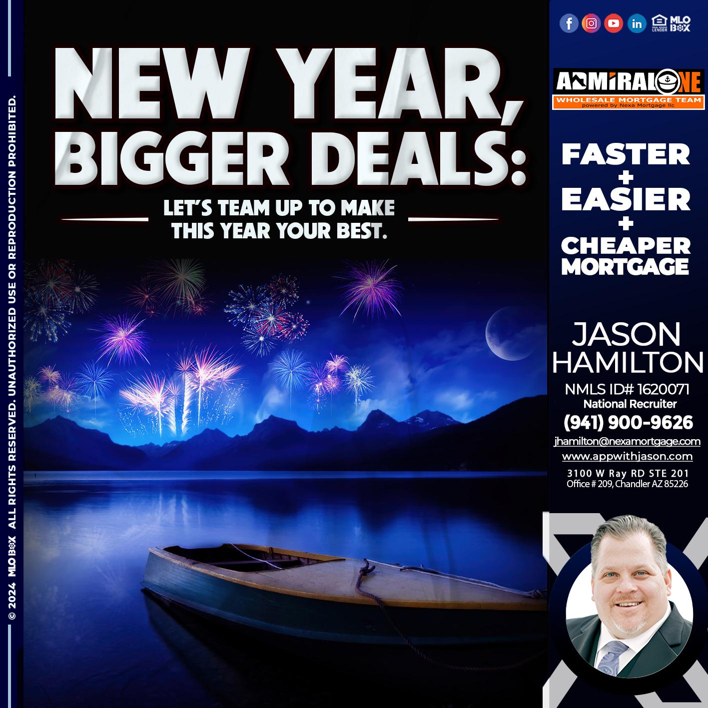 NEW YEAR - Jason Hamilton -Branch Manager  LOS Coach  National Recruiter