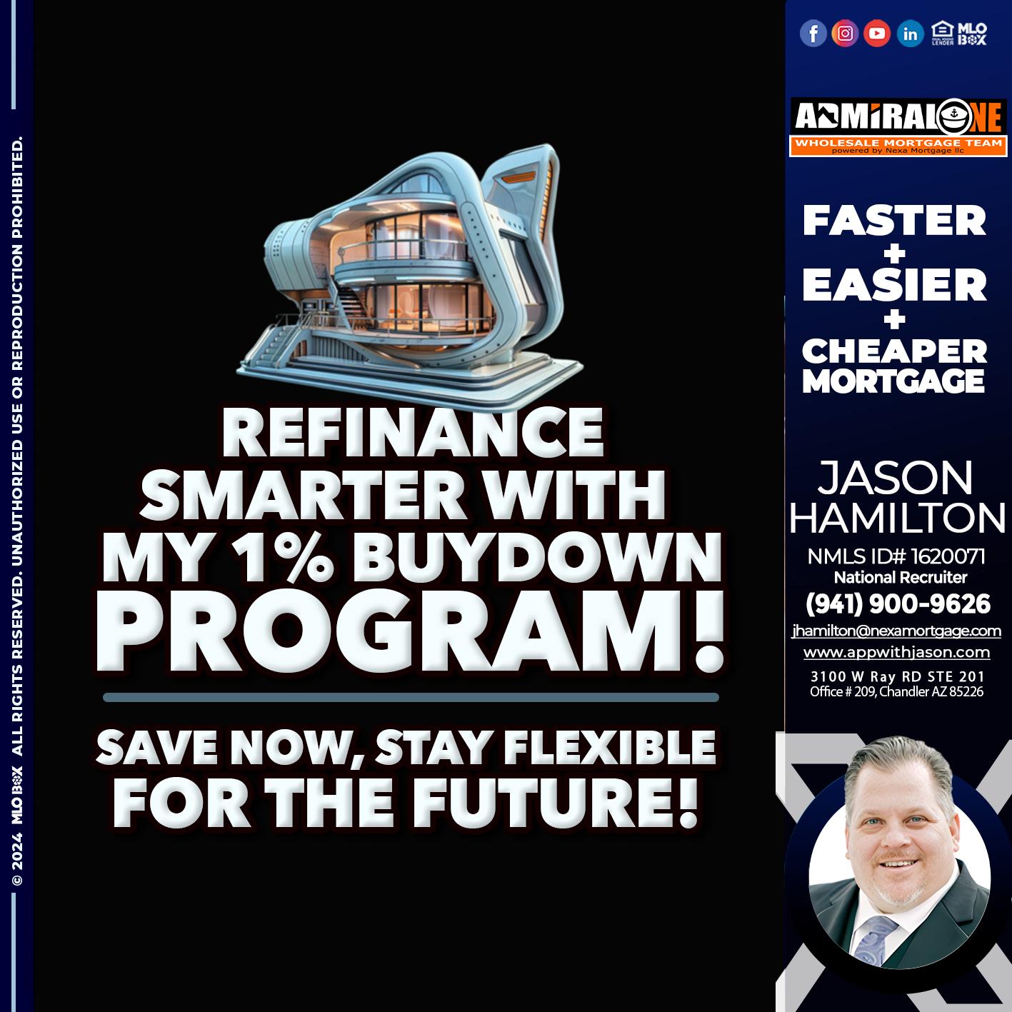 REFINANCE SMARTER - Jason Hamilton -Branch Manager  LOS Coach  National Recruiter