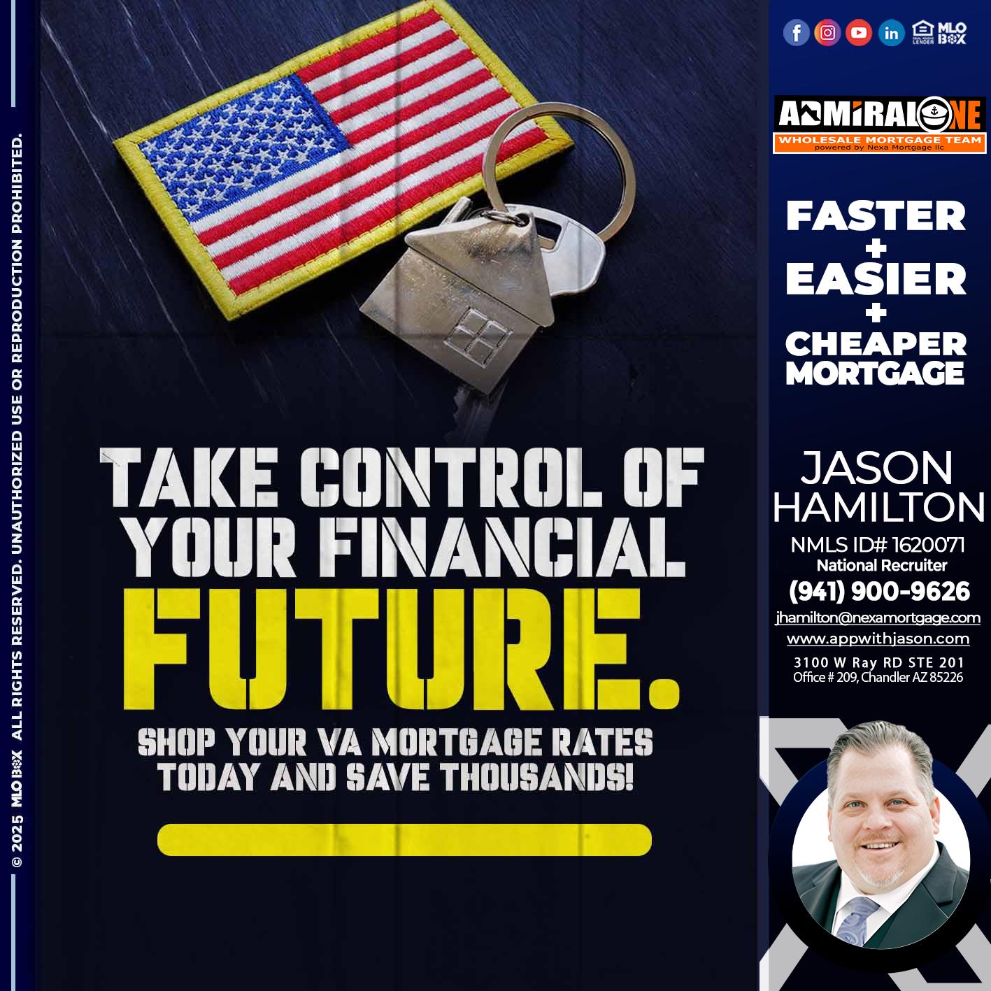 take control - Jason Hamilton -Consultative Lender Branch Manager Recruiter