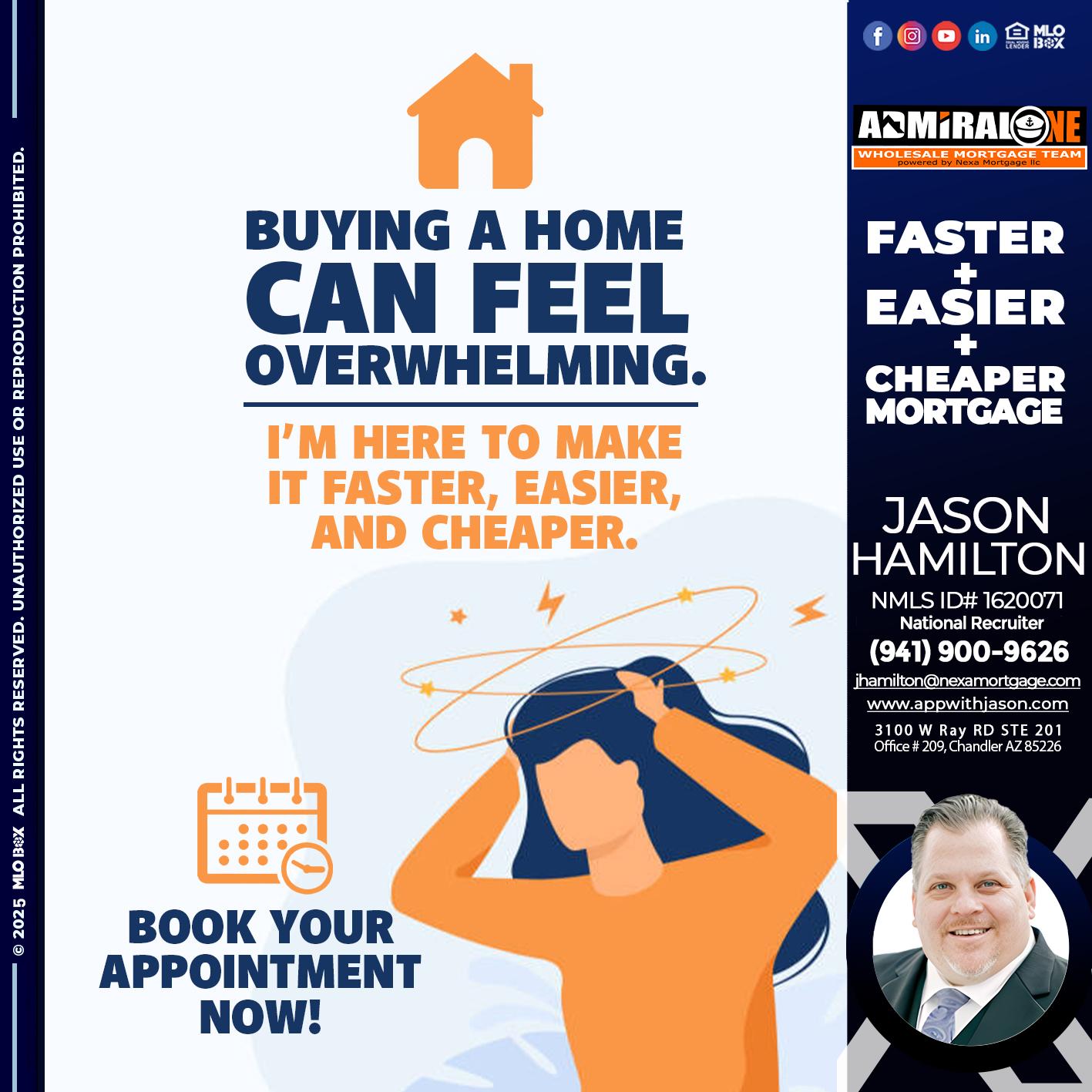 BUYING A HOME - Jason Hamilton -Consultative Lender Branch Manager Recruiter