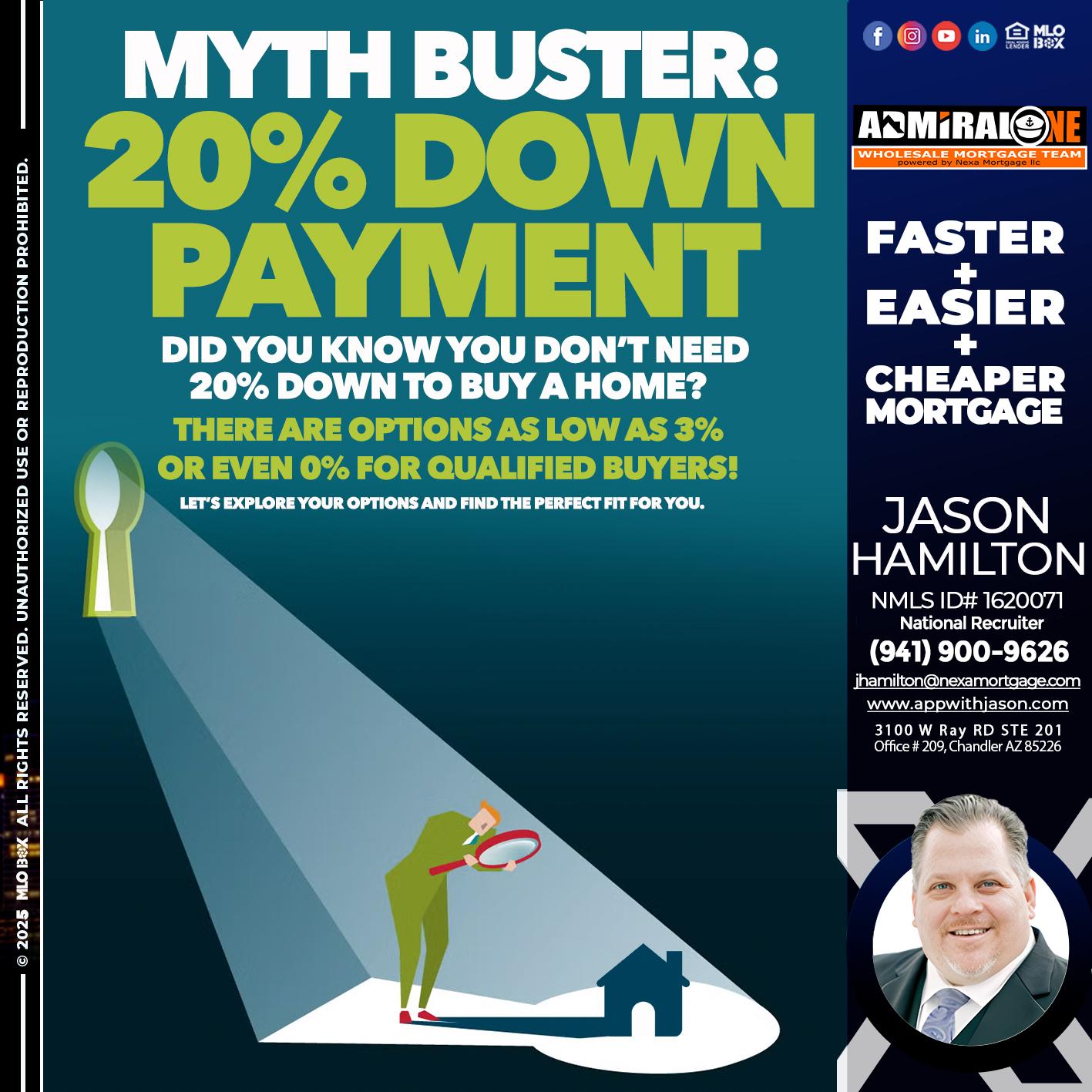 myth buster - Jason Hamilton -Consultative Lender Branch Manager Recruiter