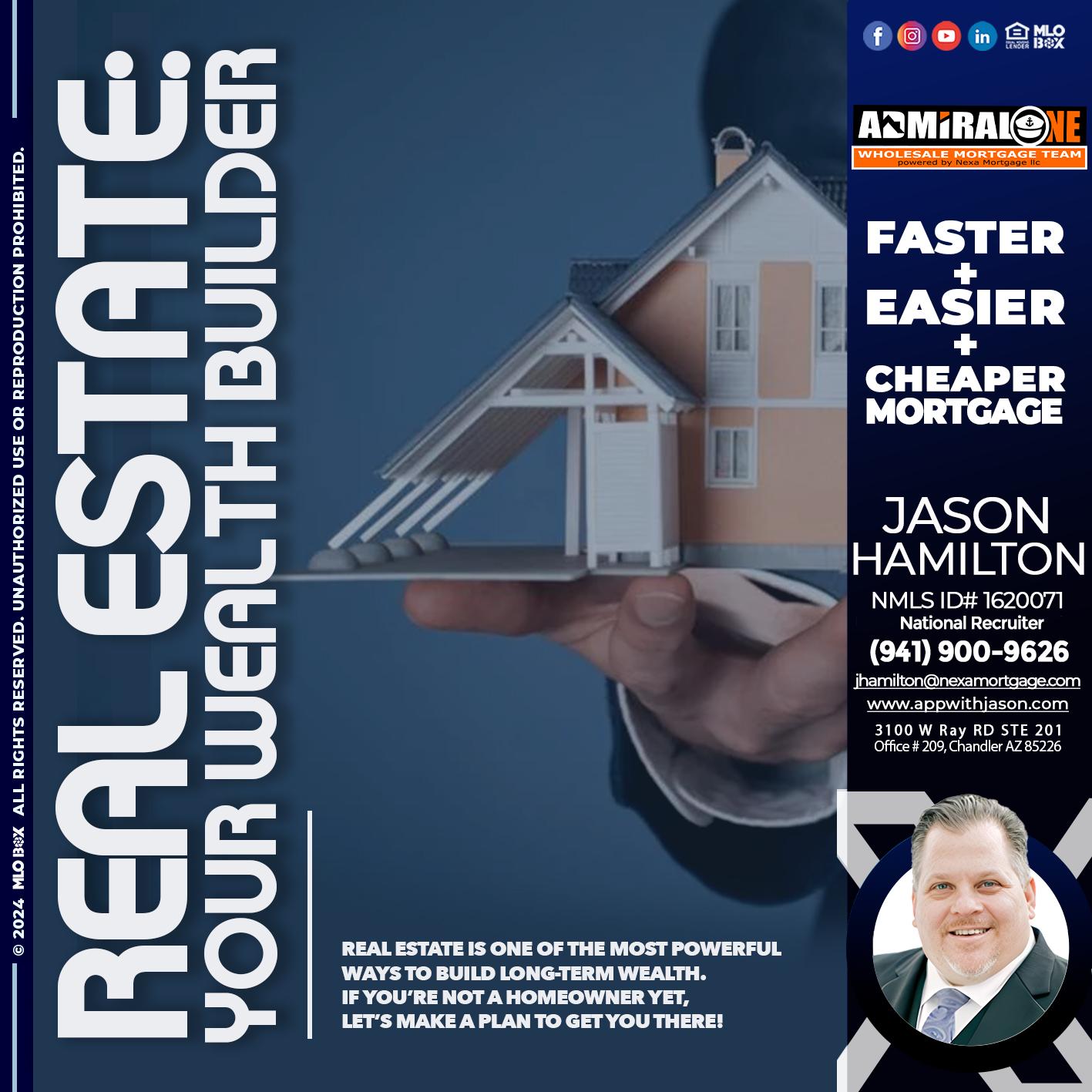 REAL ESTATE FIXED - Jason Hamilton -Consultative Lender Branch Manager Recruiter