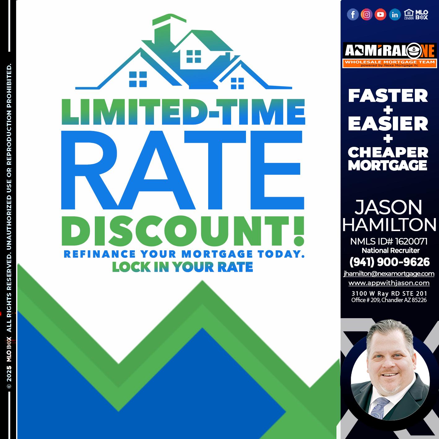 LIMITED TIME - Jason Hamilton -Consultative Lender Branch Manager Recruiter