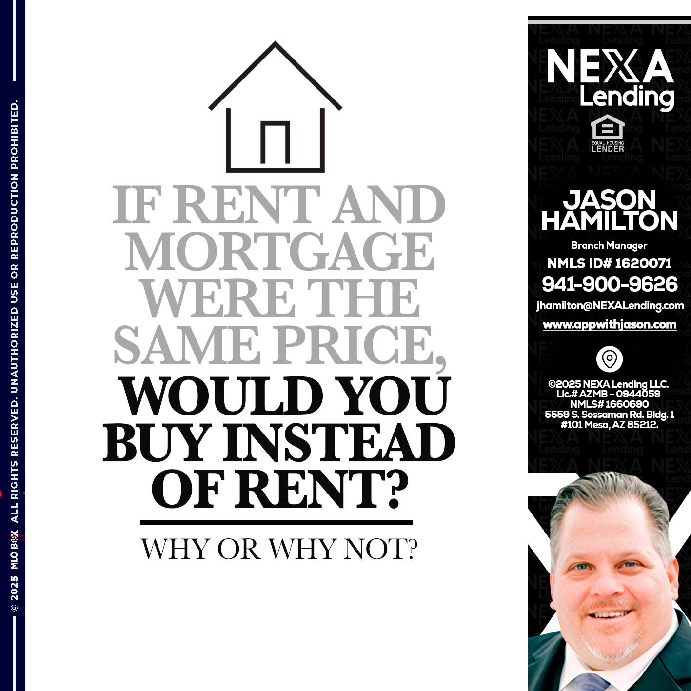 IF RENT - Jason Hamilton -Branch Manager