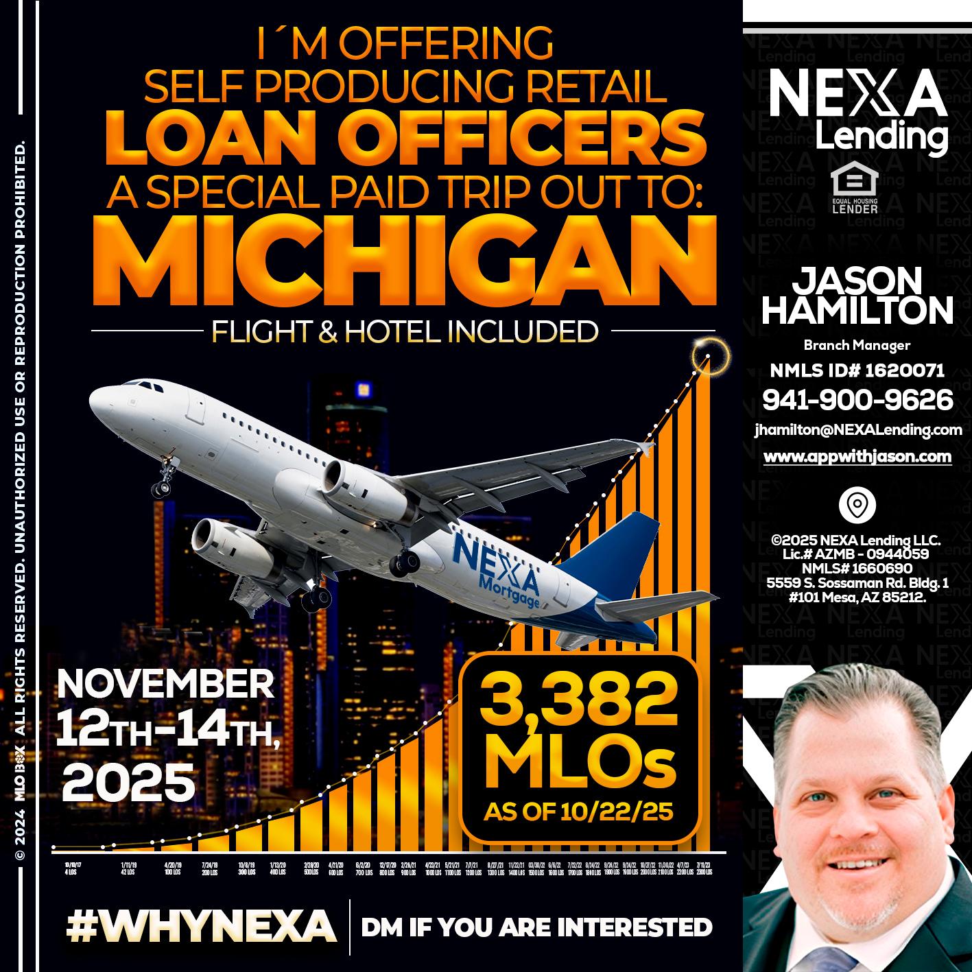 michigan trip - Jason Hamilton -Branch Manager