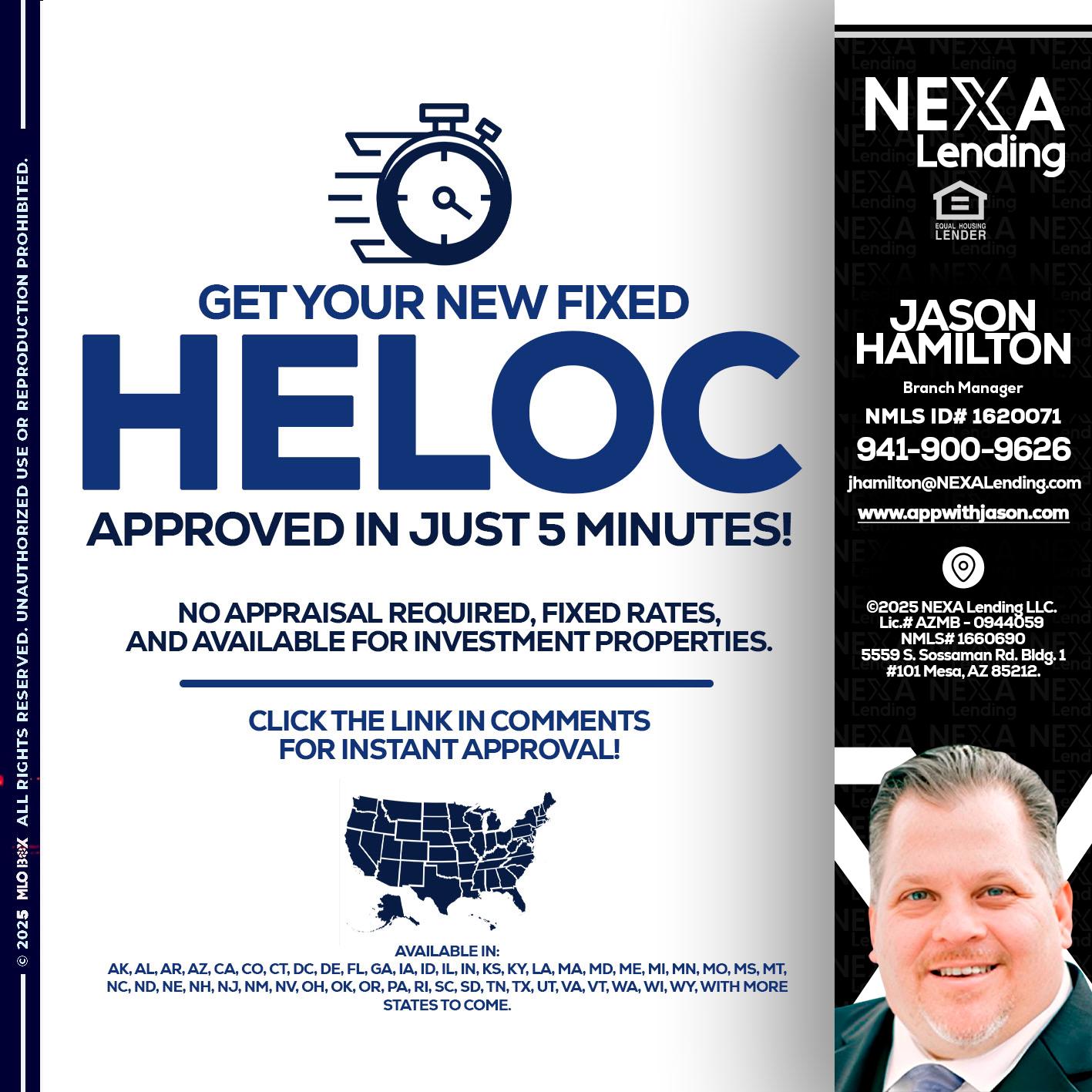 HELOC - Jason Hamilton -Branch Manager