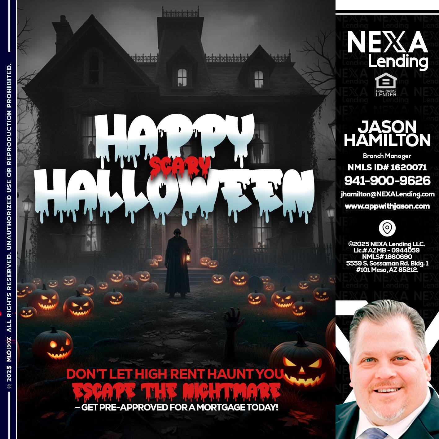HAPPY HALLOWEEN - Jason Hamilton -Branch Manager