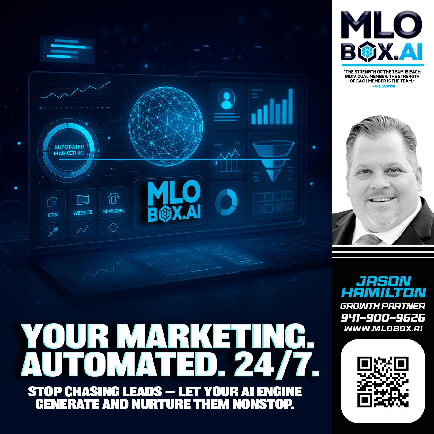 your marketing team - Jason Hamilton -Branch Manager