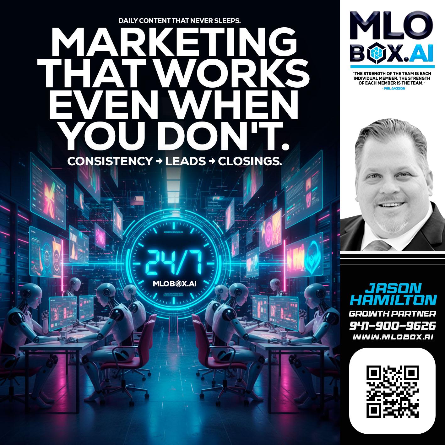 MARKETING THAT WORKS - Jason Hamilton -Branch Manager