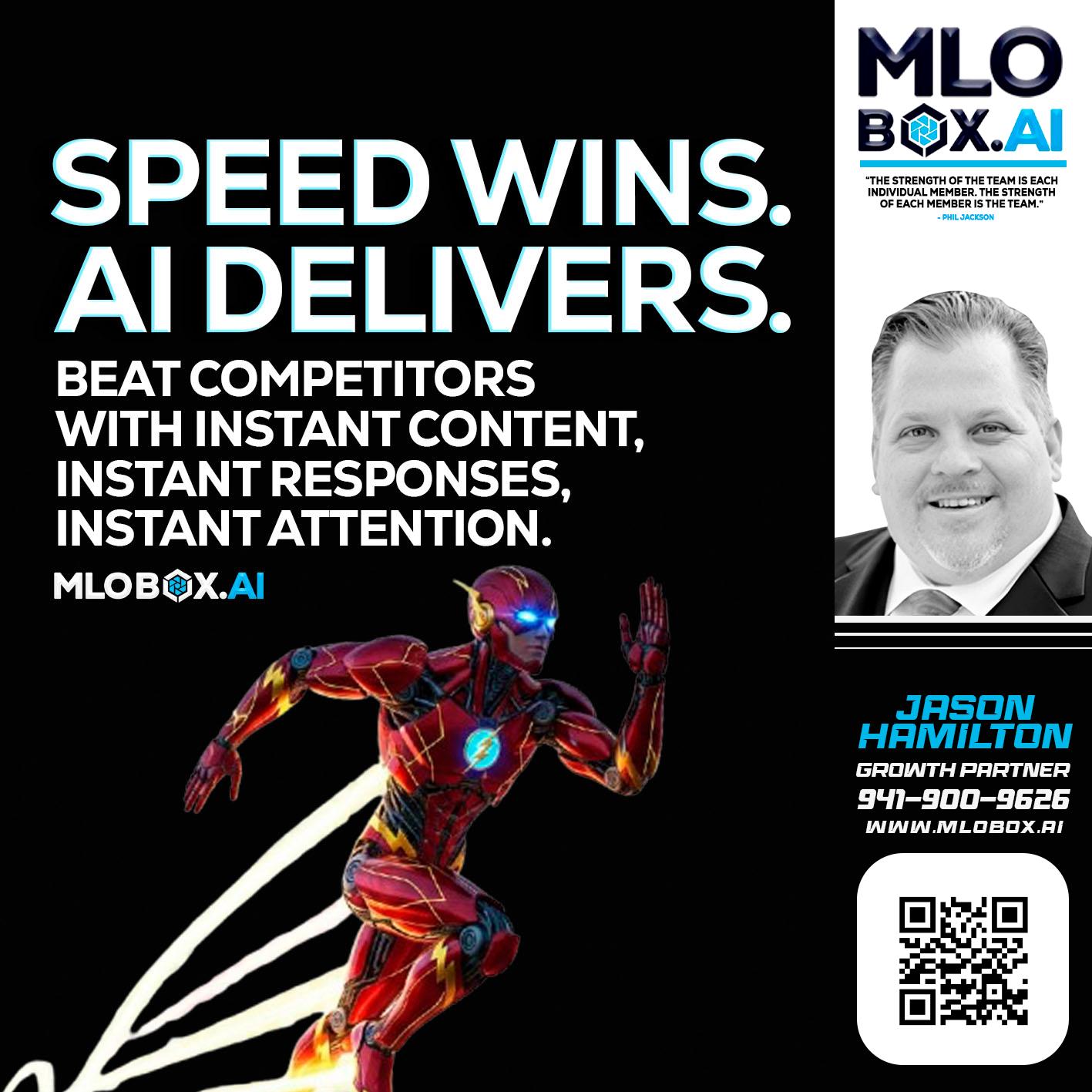 SPEED WINS - Jason Hamilton -Branch Manager