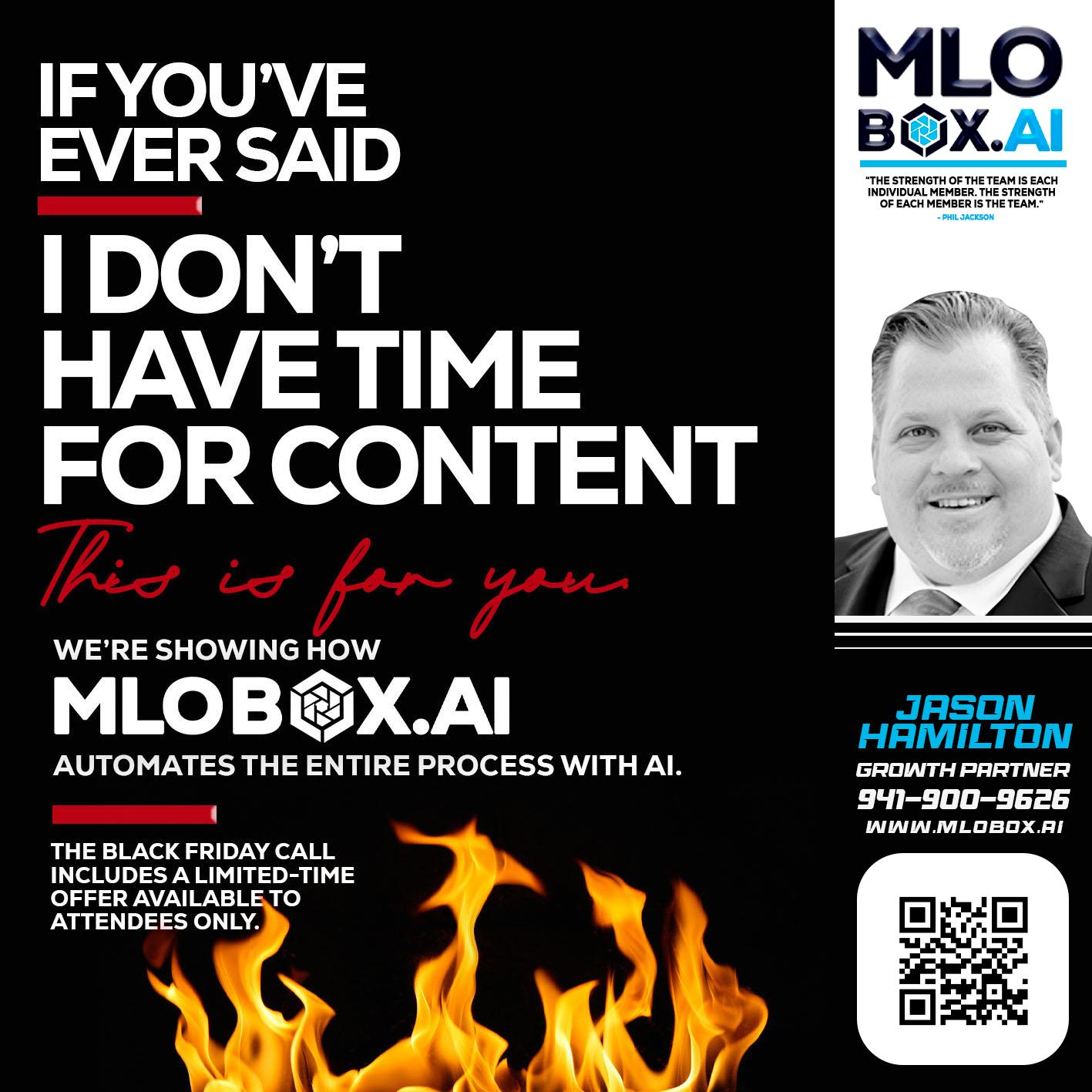 if you - Jason Hamilton -Branch Manager