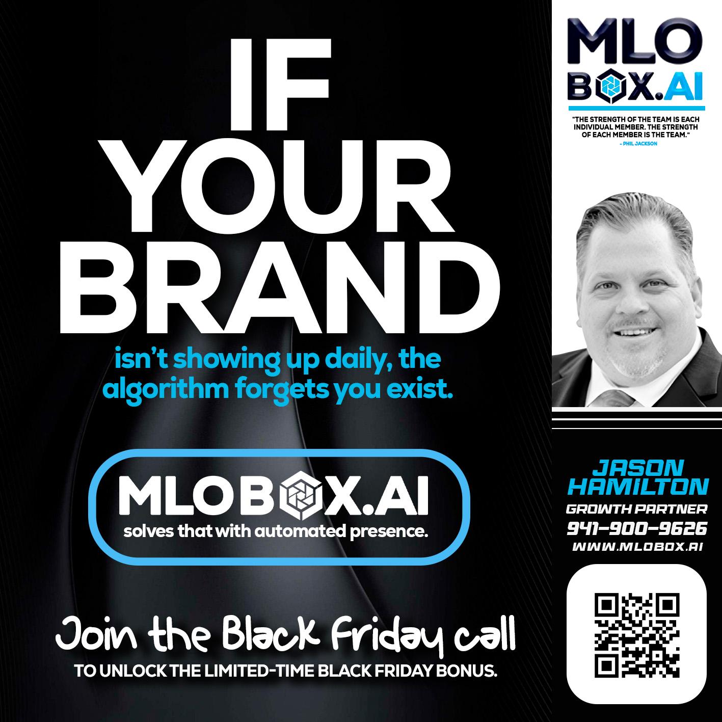 if your brand - Jason Hamilton -Branch Manager