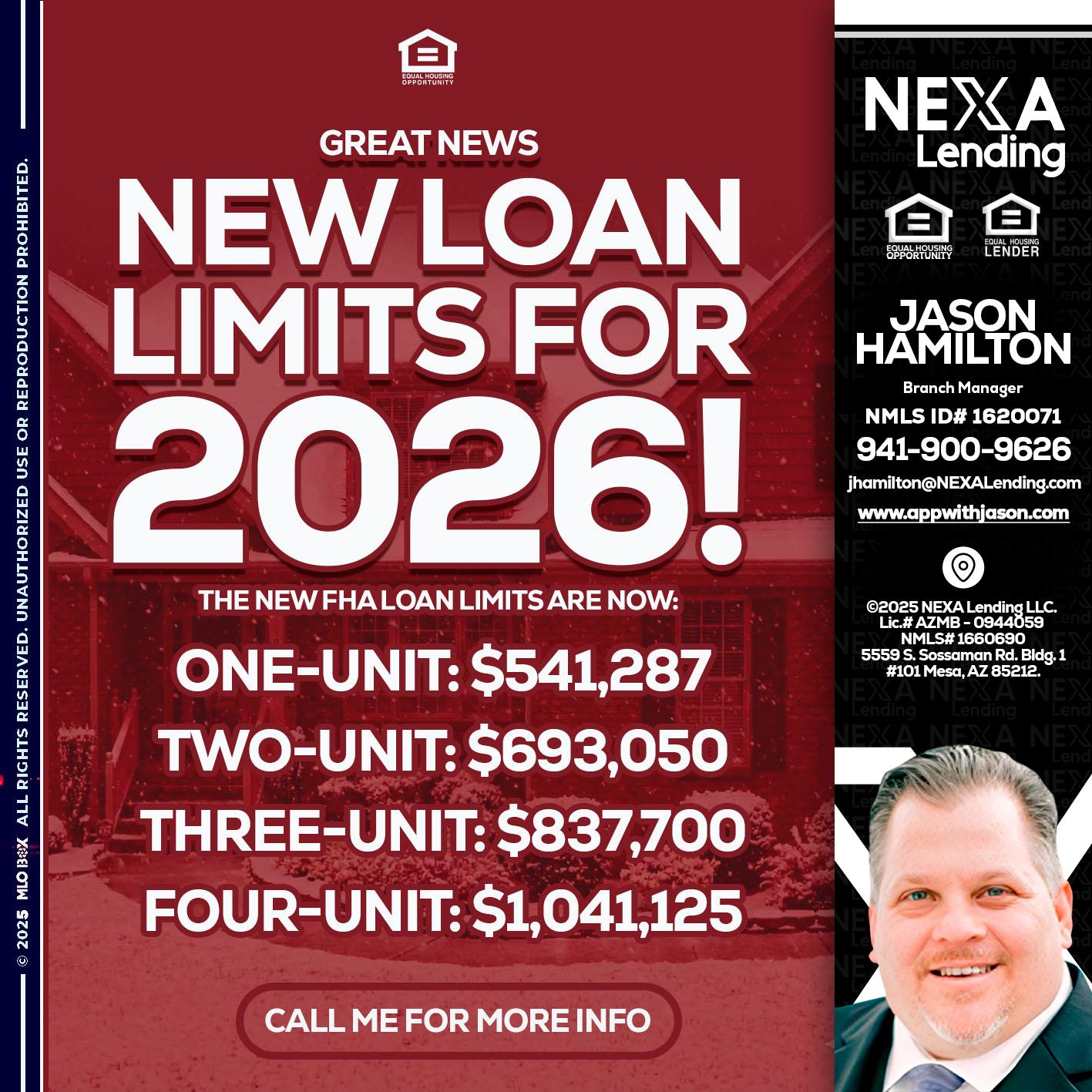 loan limits - Jason Hamilton -Branch Manager