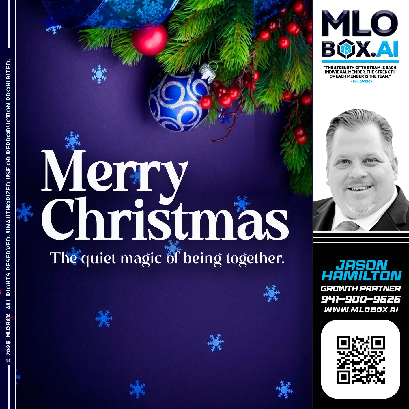 merry christmas - Jason Hamilton -Branch Manager