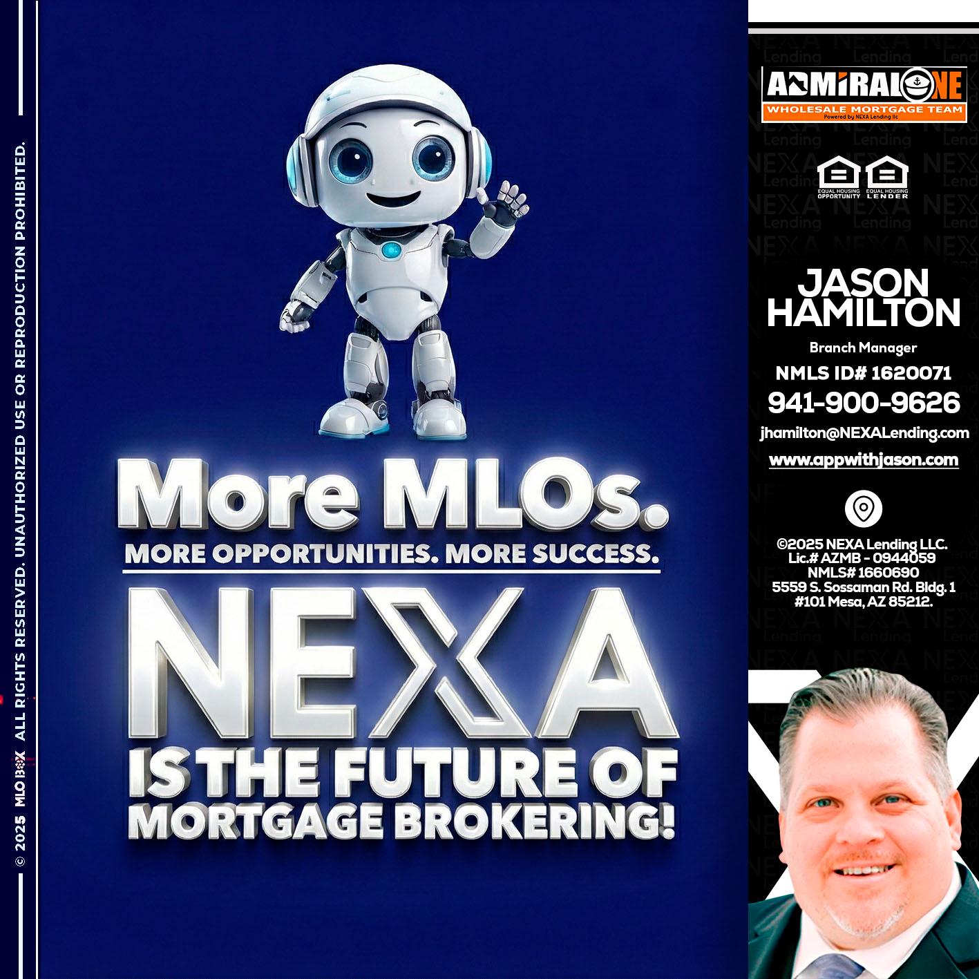 MORE MLOs - Jason Hamilton -Branch Manager