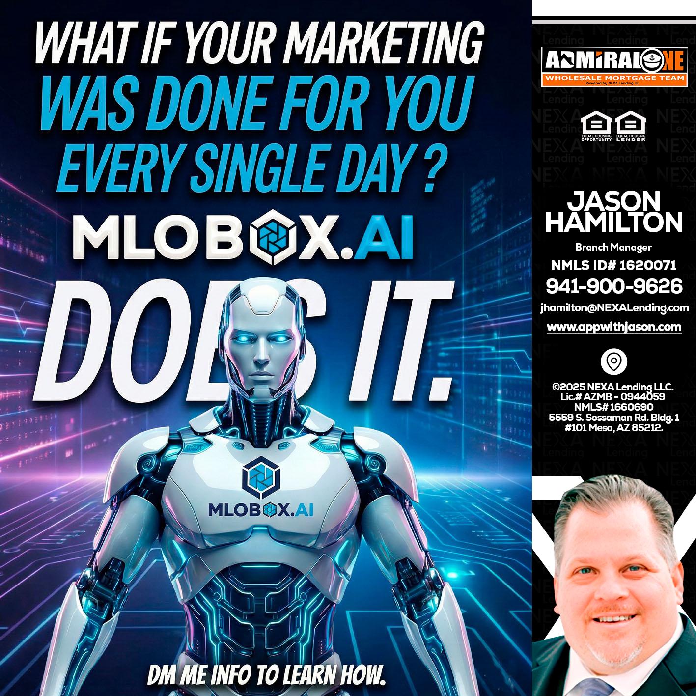 DOES IT - Jason Hamilton -Branch Manager