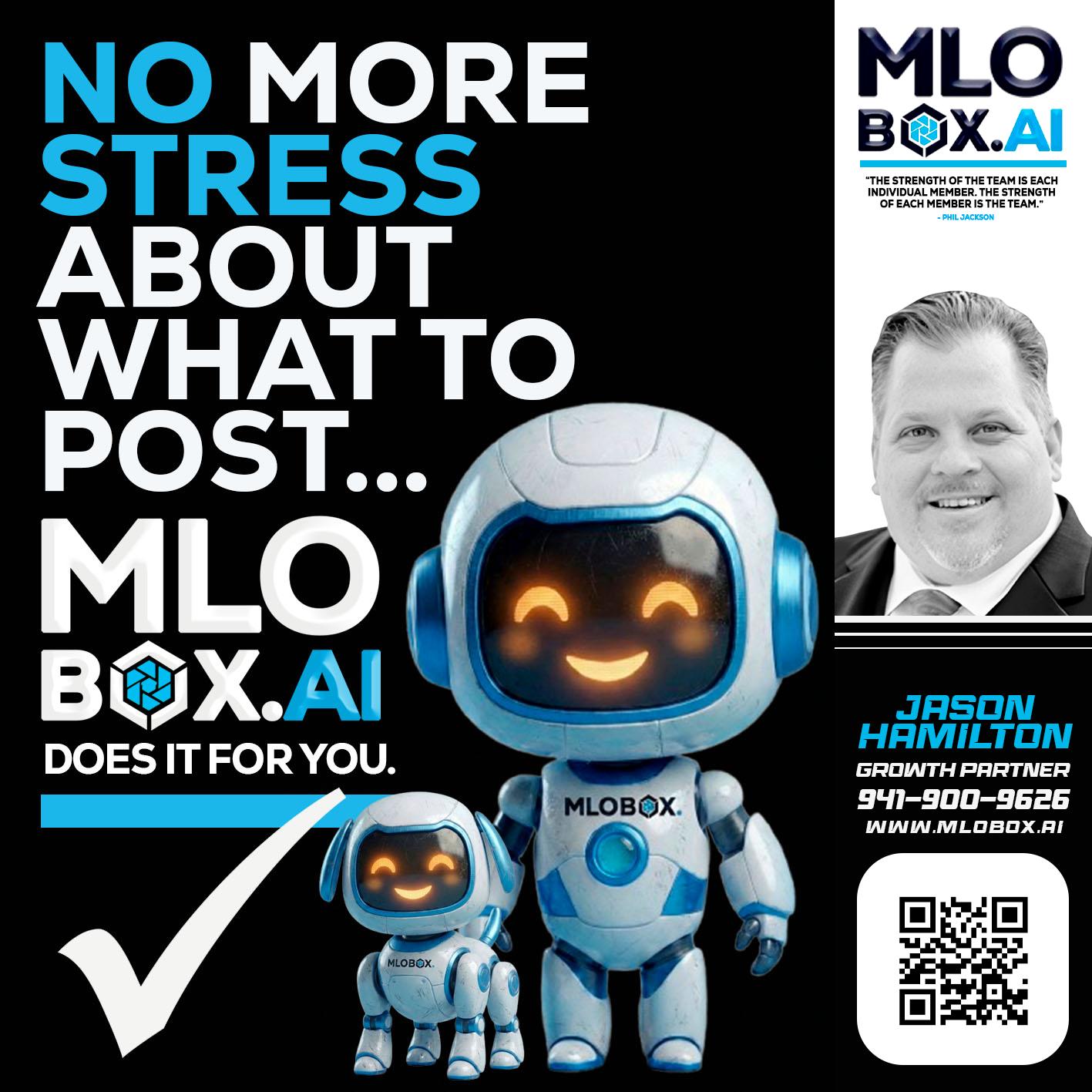 NO MORE STRESS - Jason Hamilton -Branch Manager