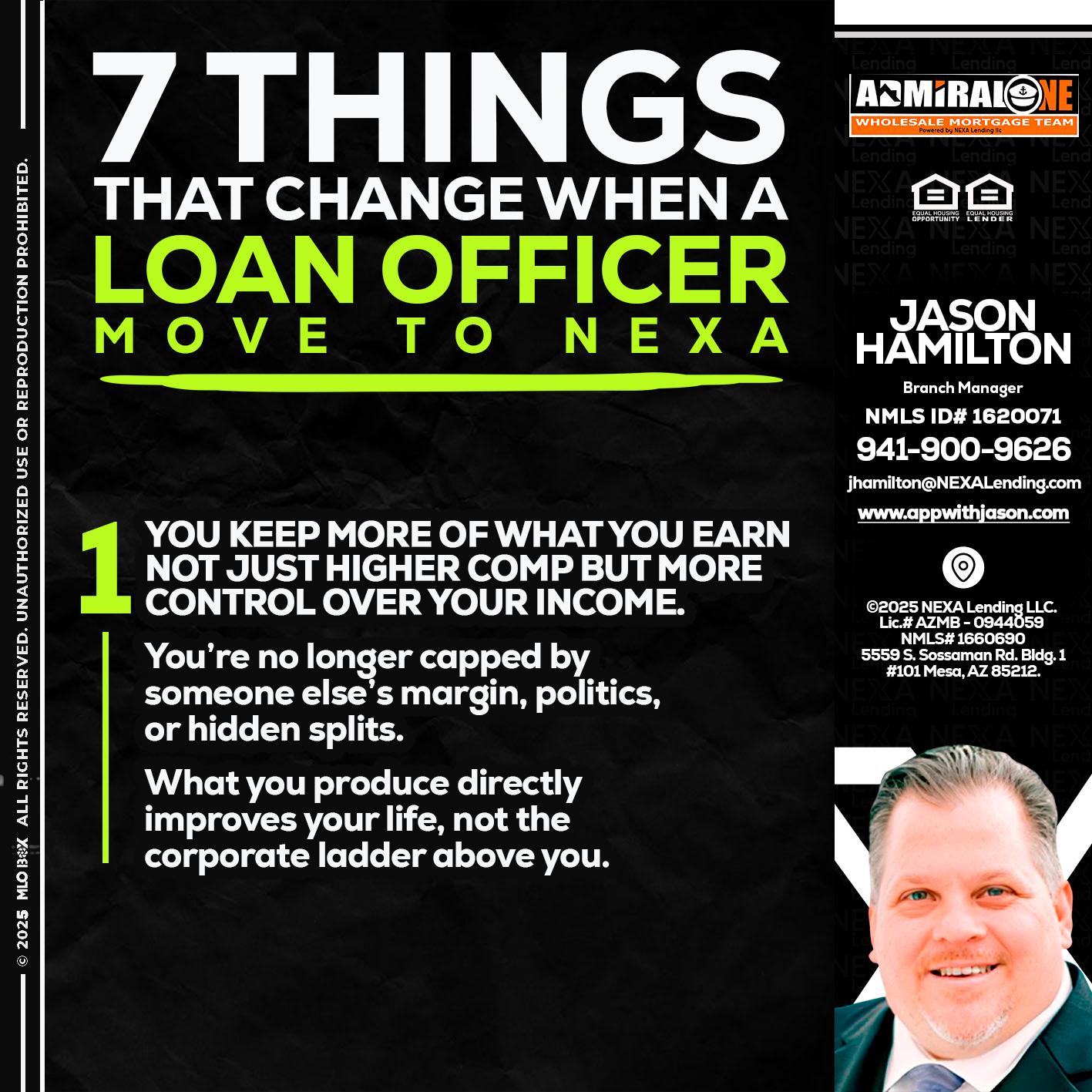 7 THINGS (1) - Jason Hamilton -Branch Manager