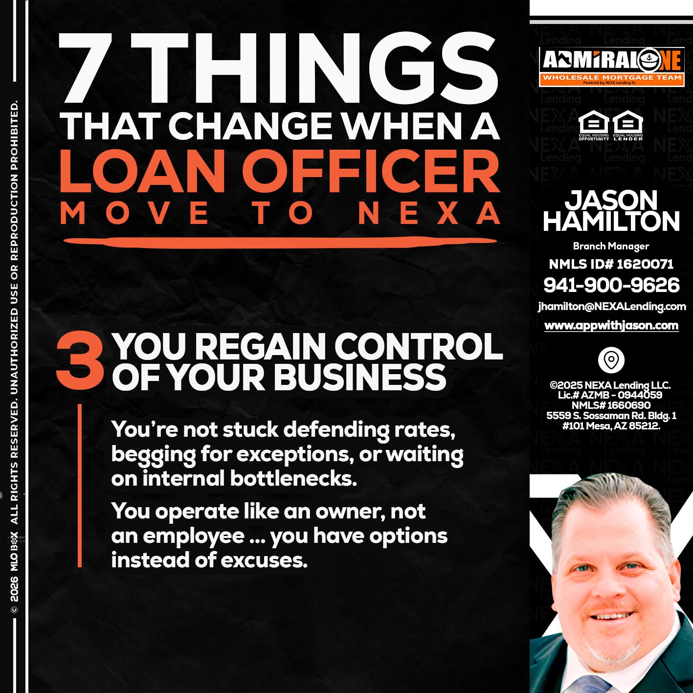 7 things (3) - Jason Hamilton -Branch Manager