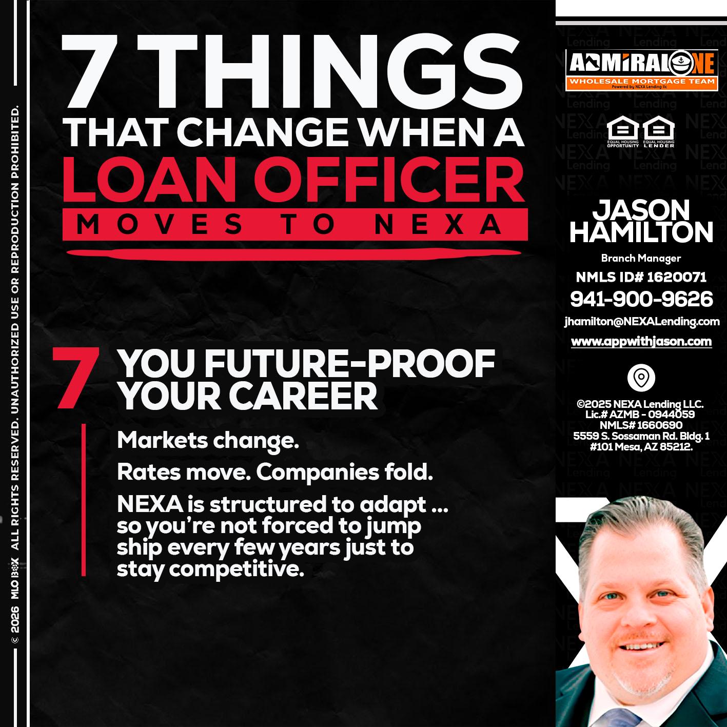 7 THINGS (7) - Jason Hamilton -Branch Manager