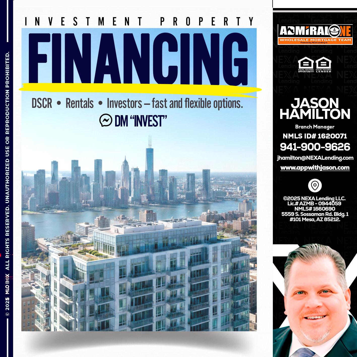 FINANCING - Jason Hamilton -Branch Manager