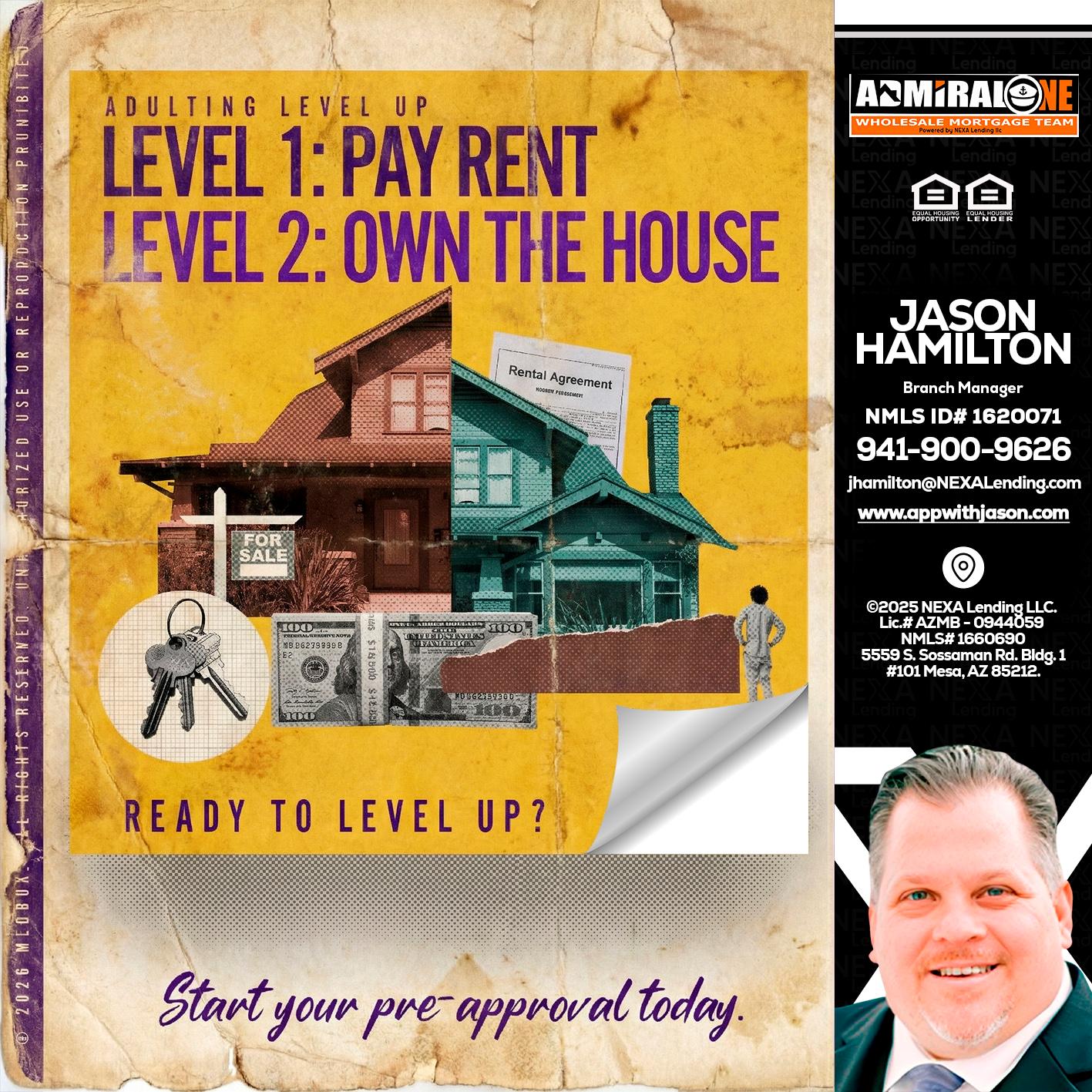 LEVEL 1 - Jason Hamilton -Branch Manager