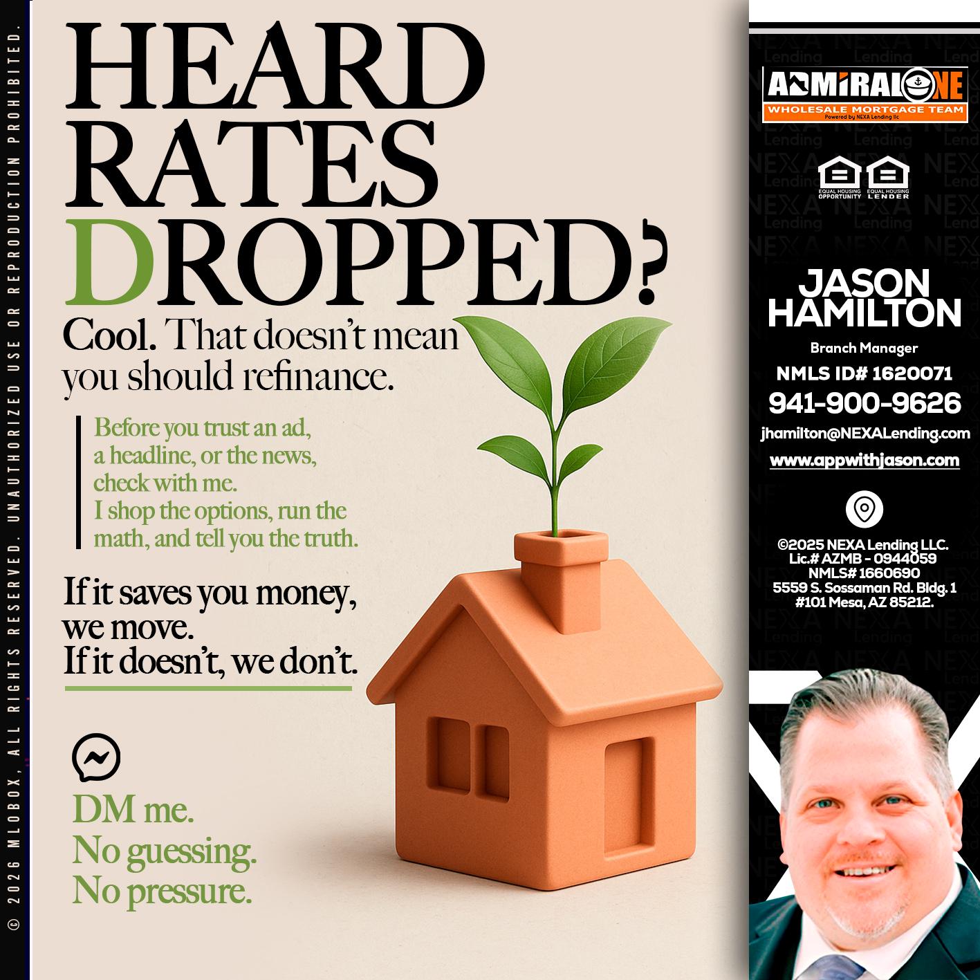 HEARD RATES - Jason Hamilton -Branch Manager