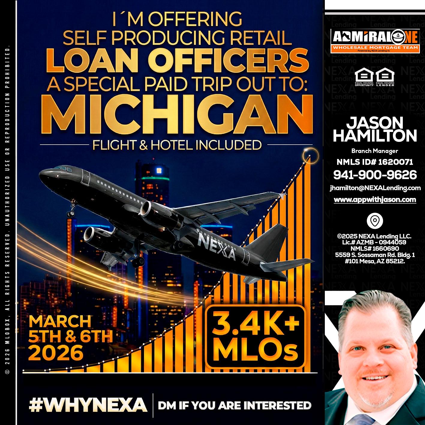 MICHIGAN - Jason Hamilton -Branch Manager