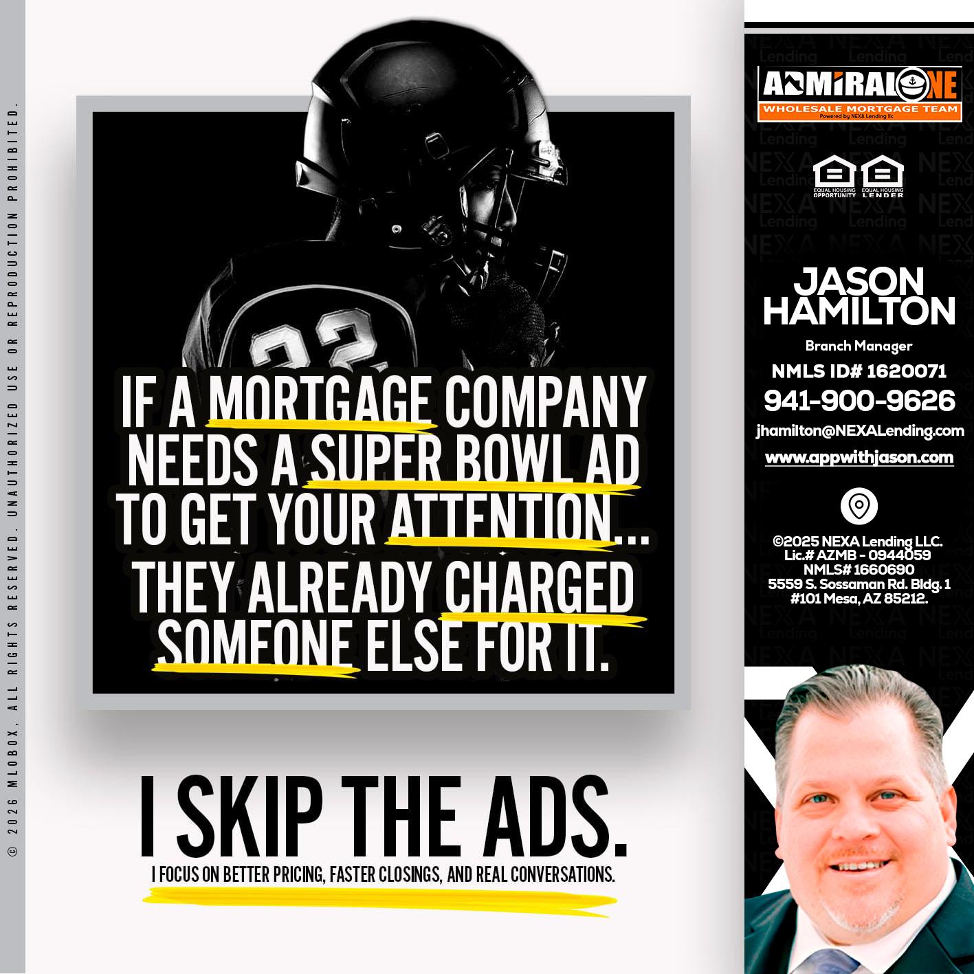 if a mortgage ad - Jason Hamilton -Branch Manager