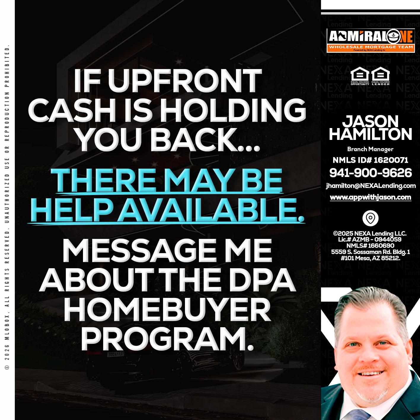 IF UPFRONT - Jason Hamilton -Branch Manager