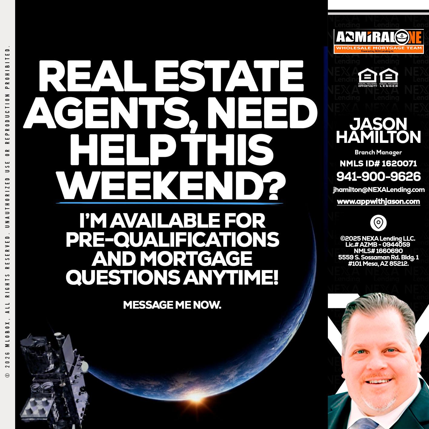 REAL ESTATE AGENTS - Jason Hamilton -Branch Manager