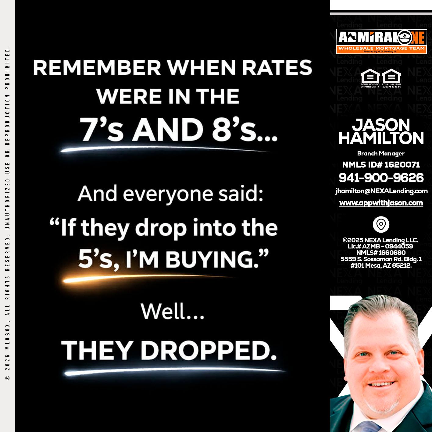 REMEMBER WHEN - Jason Hamilton -Branch Manager