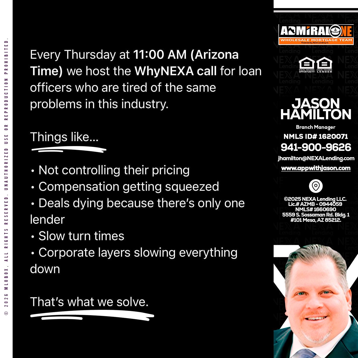 WHY NEXA - Jason Hamilton -Branch Manager