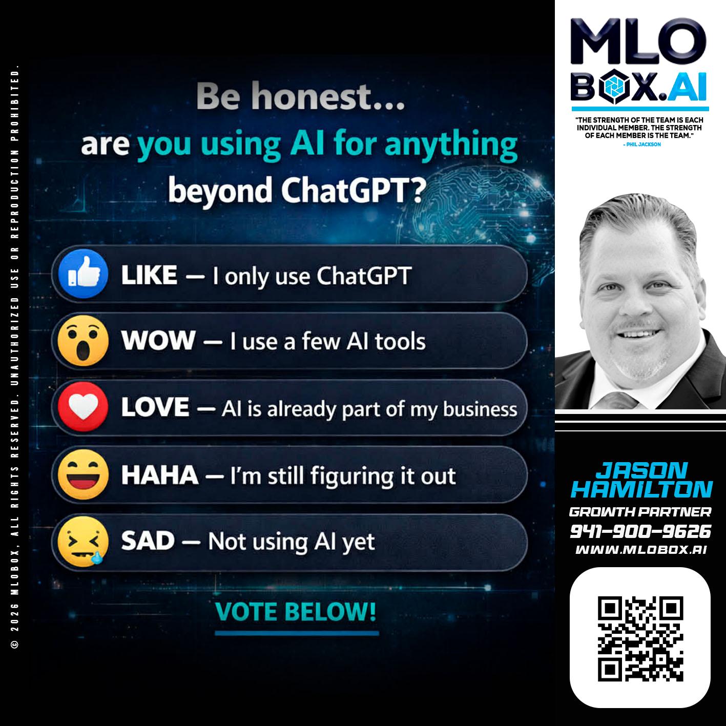 BE HONEST - Jason Hamilton -Branch Manager