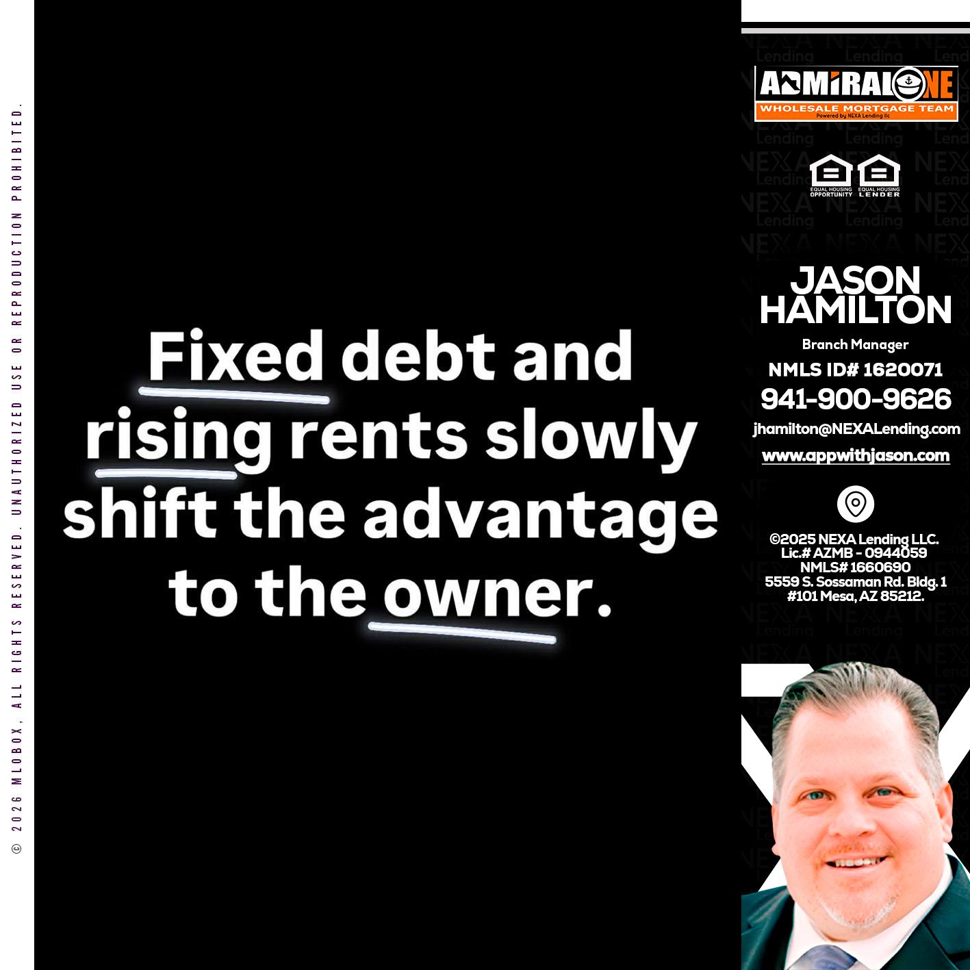 FIXED DEBT - Jason Hamilton -Branch Manager