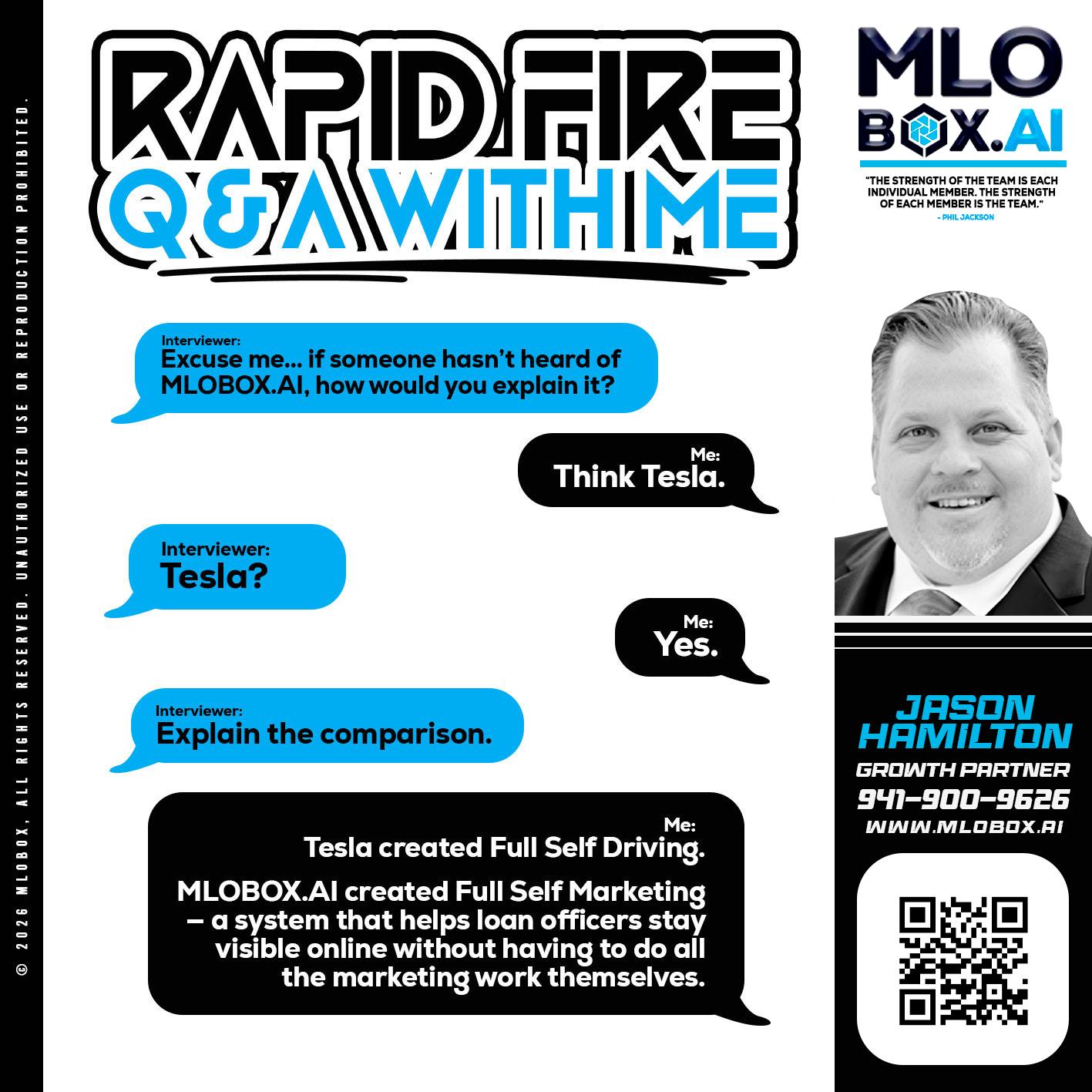 RAPID FIRE Q&A - Jason Hamilton -Branch Manager