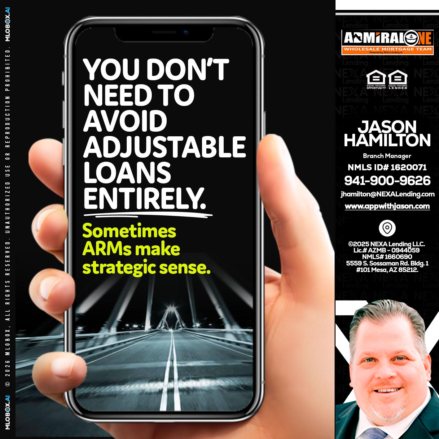 YOU DONT NEED - Jason Hamilton -Branch Manager