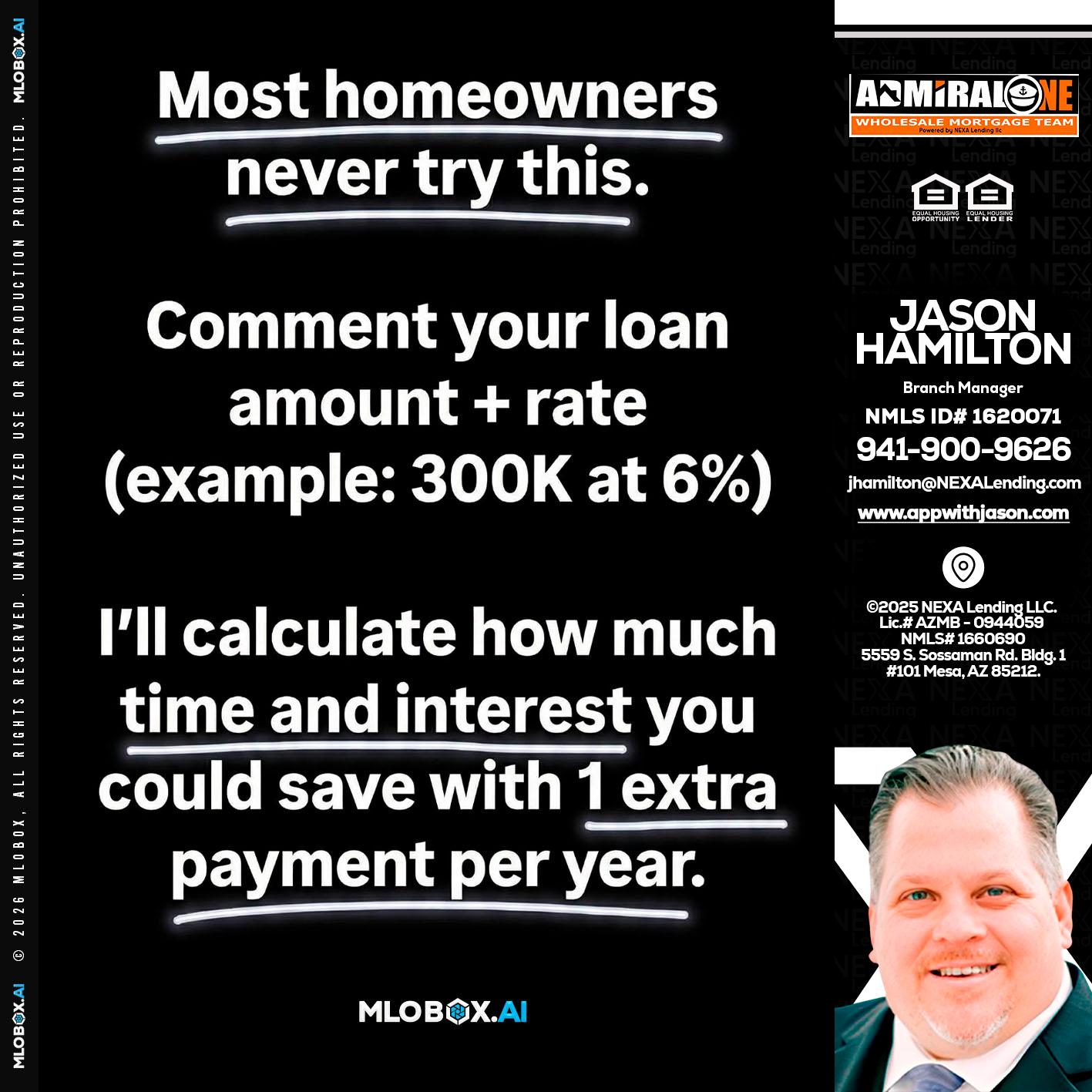 most owners - Jason Hamilton -Branch Manager