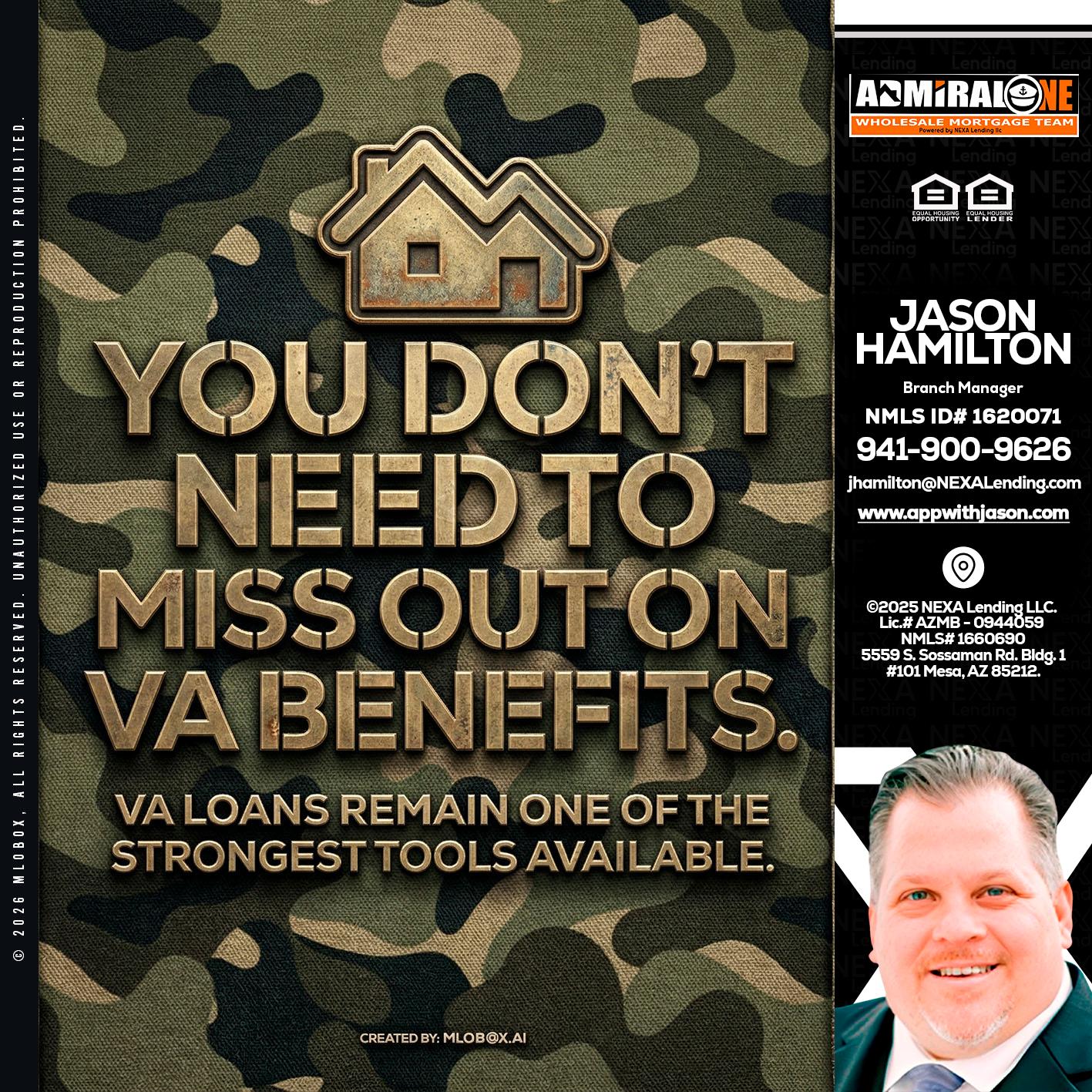 you don't need - Jason Hamilton -Branch Manager