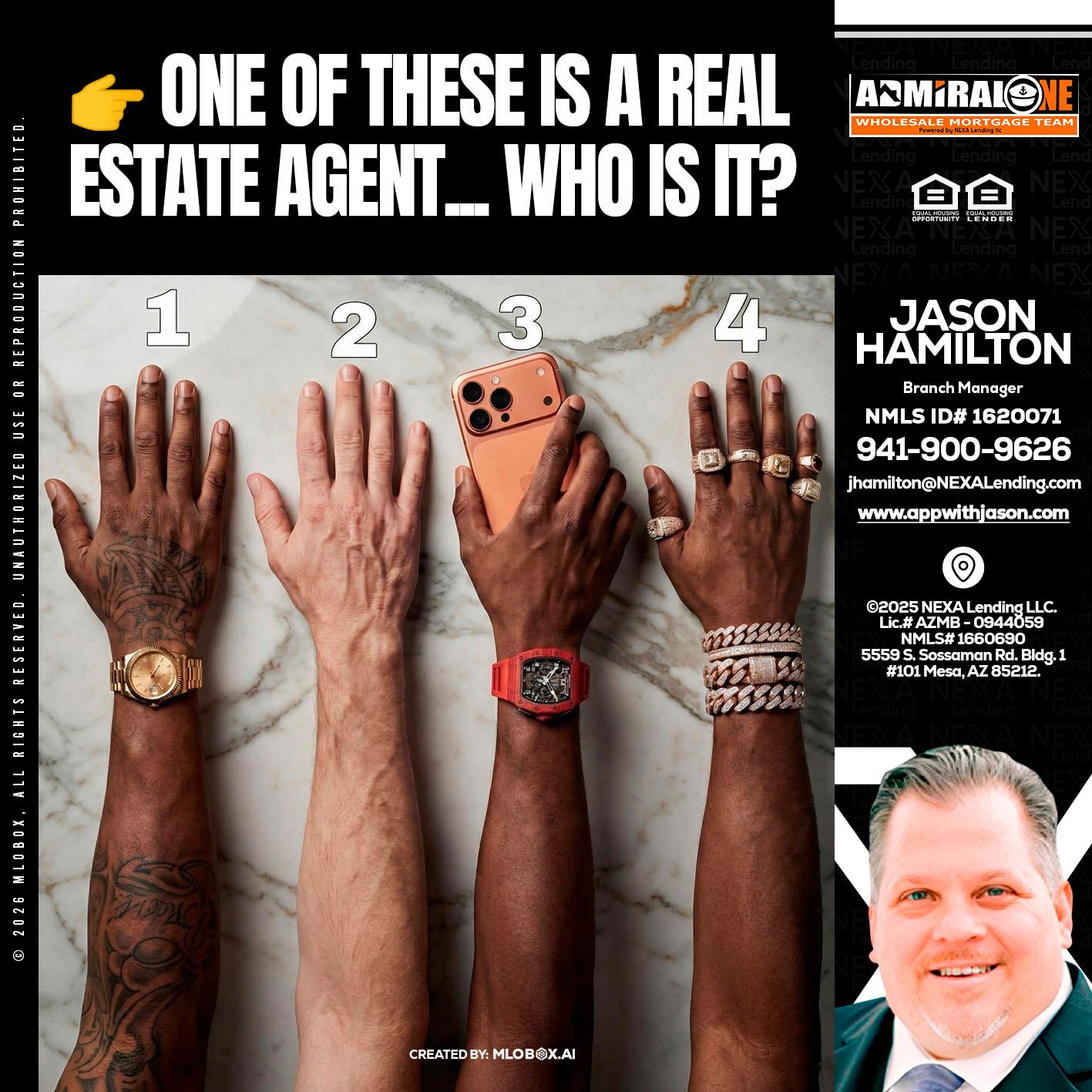 ONE OF THESE - Jason Hamilton -Branch Manager