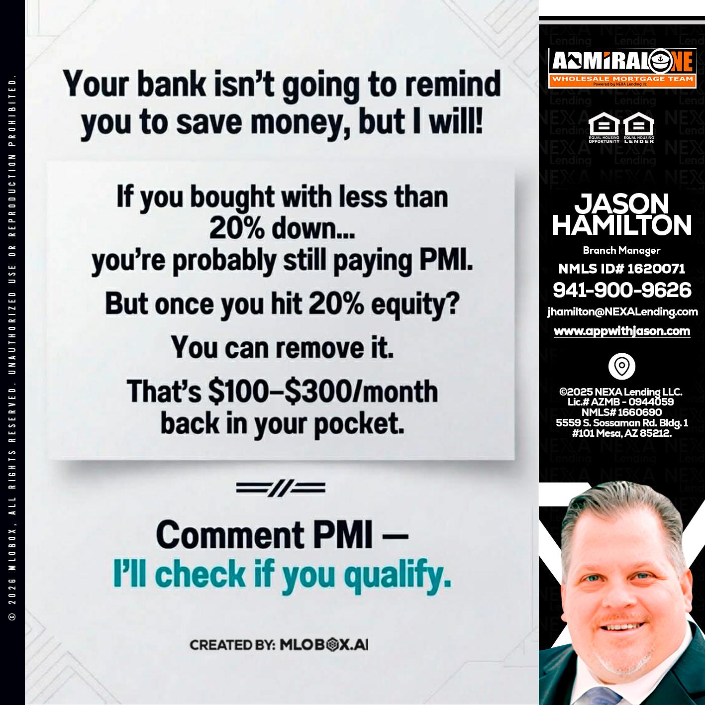 YOUR BANK ISNT - Jason Hamilton -Branch Manager