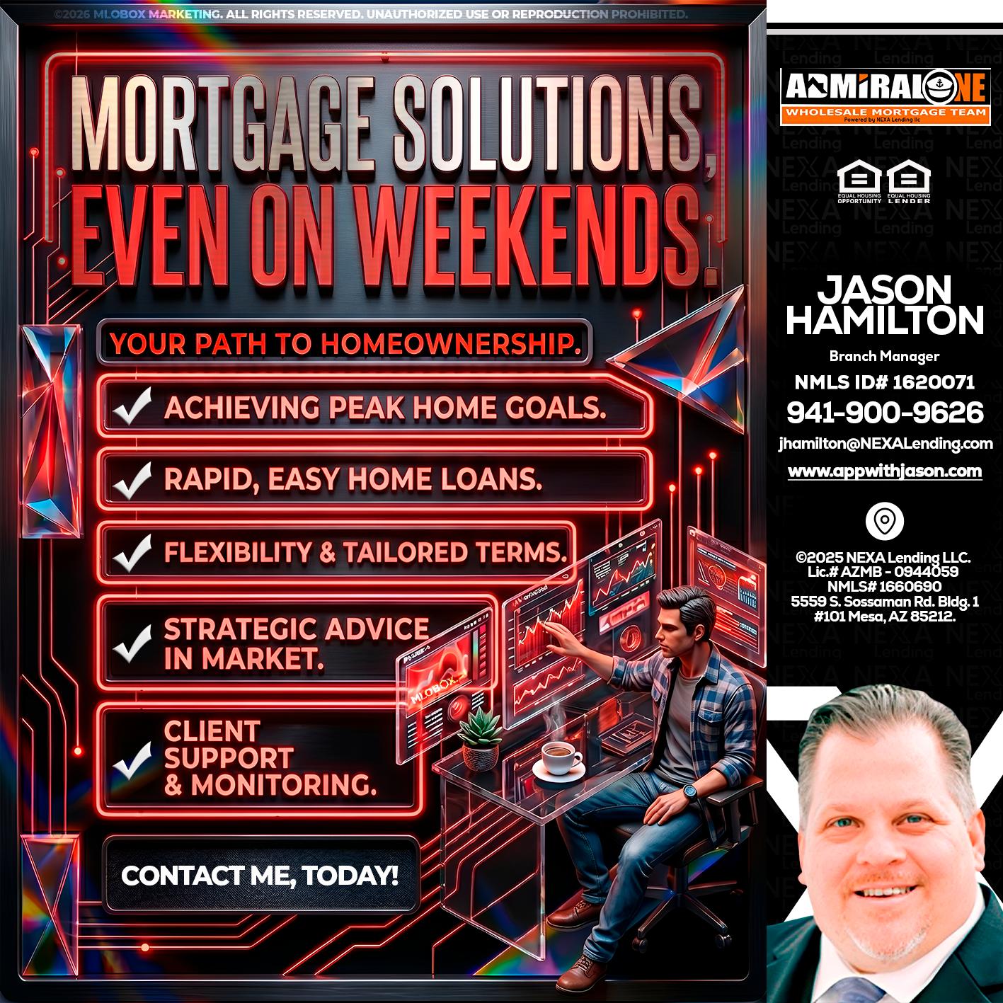 WEEKEND SOLUTIONS - Jason Hamilton -Branch Manager