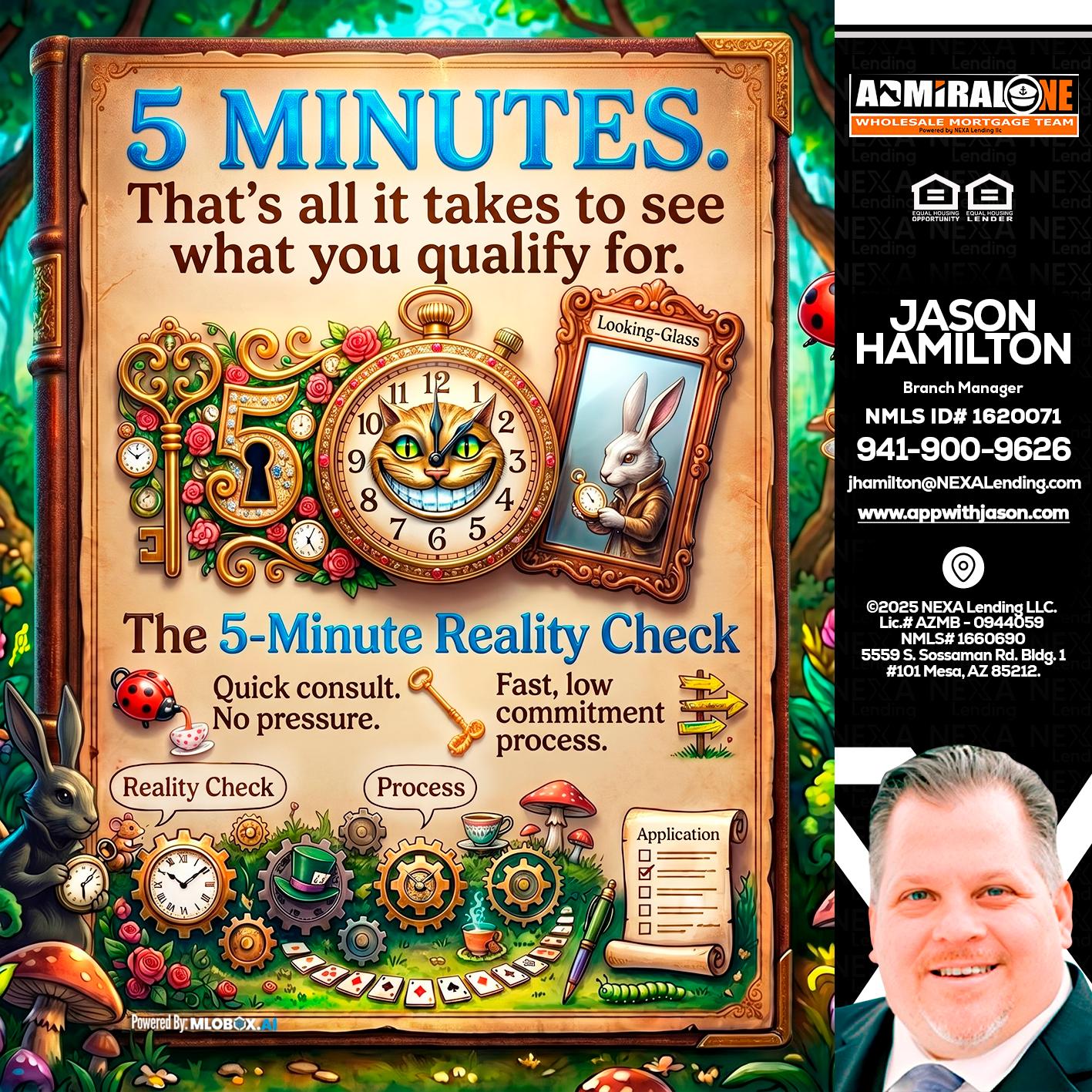 Reality Check! - Jason Hamilton -Branch Manager